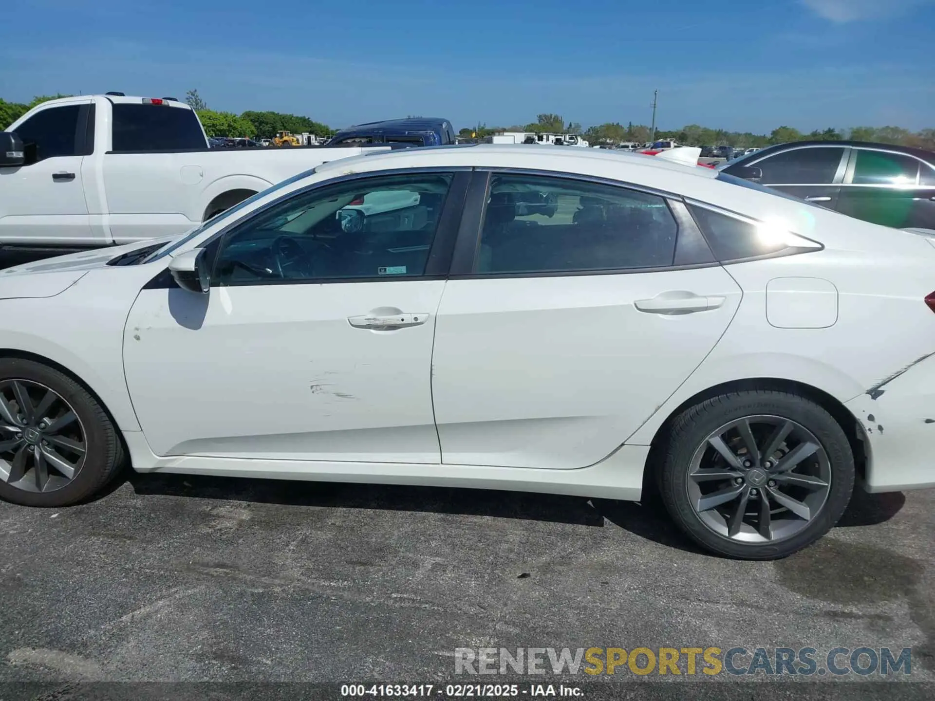 14 Photograph of a damaged car 2HGFC1F37MH700657 HONDA CIVIC 2021