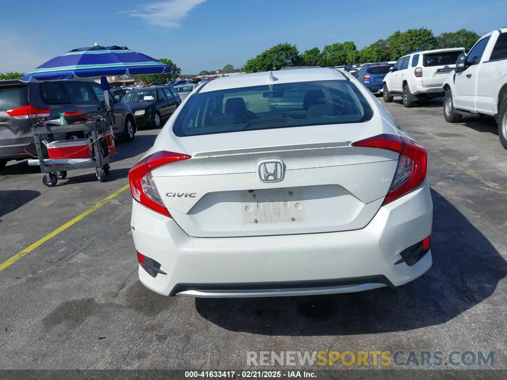 16 Photograph of a damaged car 2HGFC1F37MH700657 HONDA CIVIC 2021