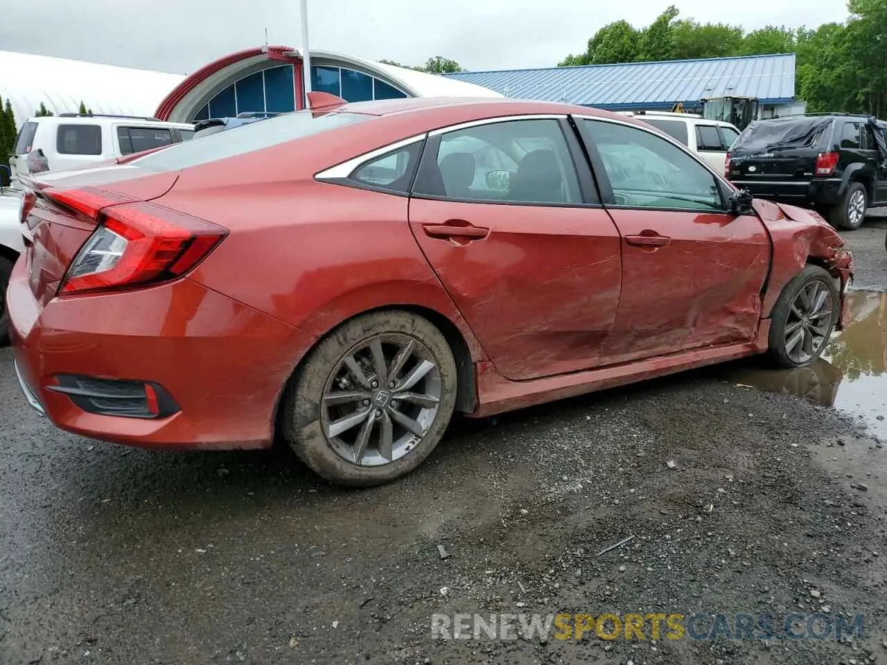 3 Photograph of a damaged car 2HGFC1F37MH702750 HONDA CIVIC 2021