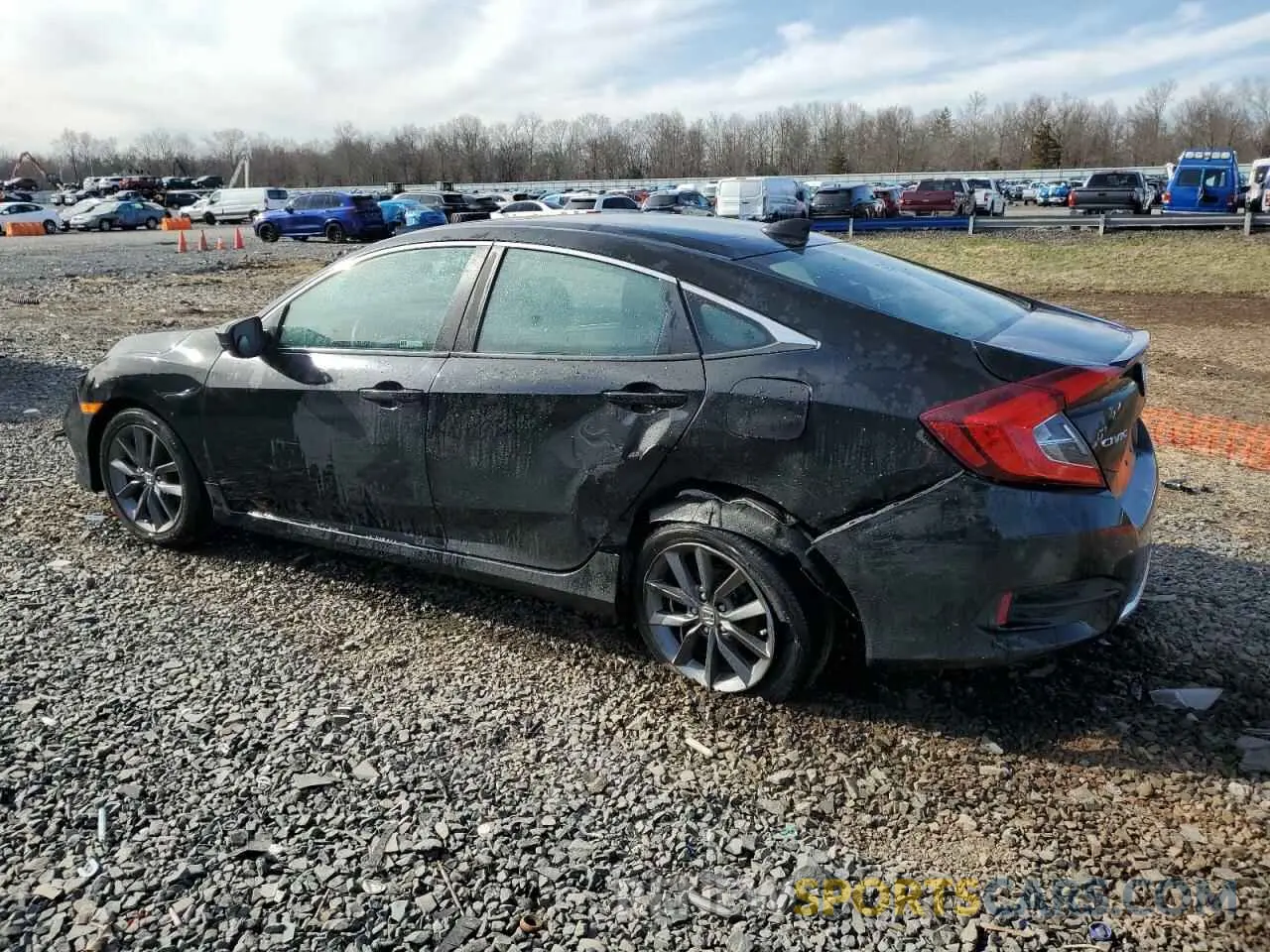 2 Photograph of a damaged car 2HGFC1F38MH701669 HONDA CIVIC 2021