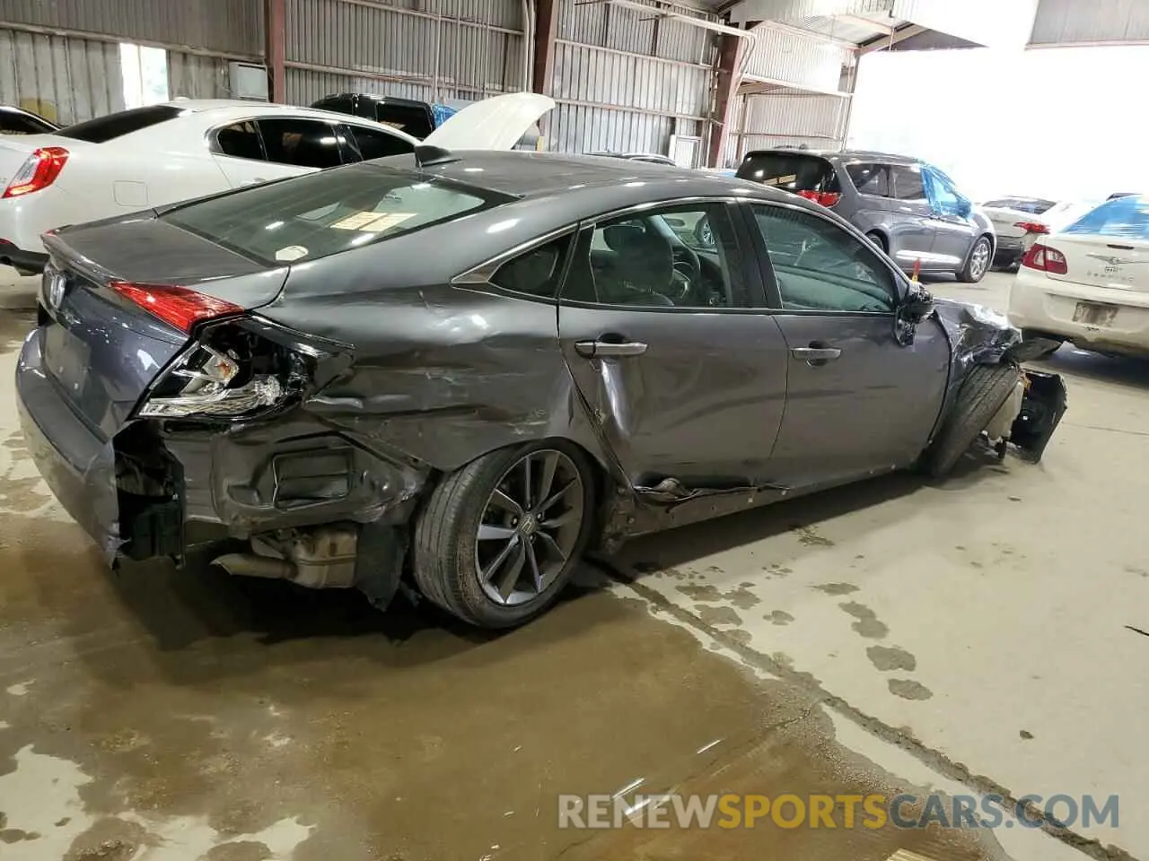 3 Photograph of a damaged car 2HGFC1F38MH706774 HONDA CIVIC 2021