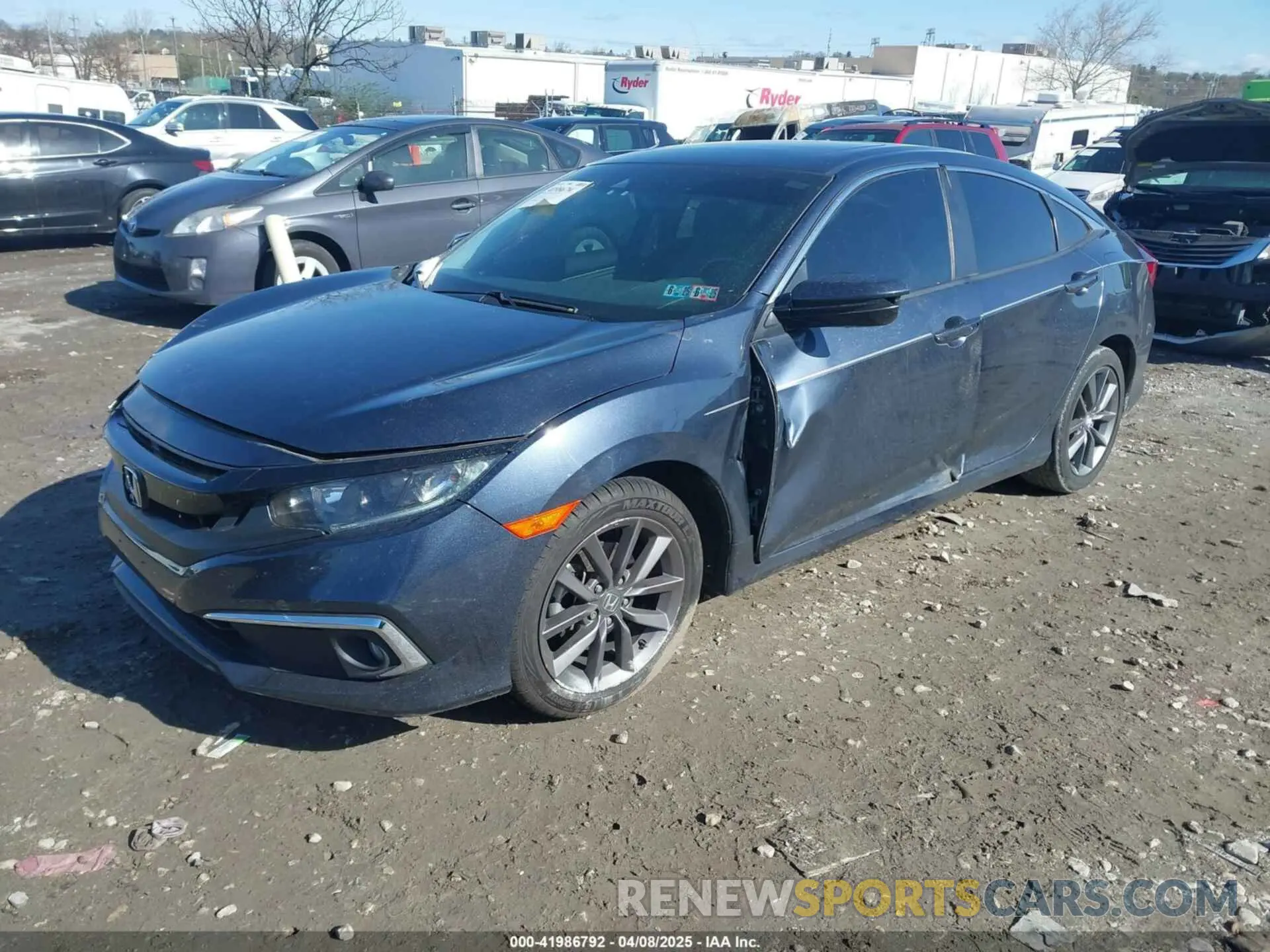 2 Photograph of a damaged car 2HGFC1F39MH703026 HONDA CIVIC 2021
