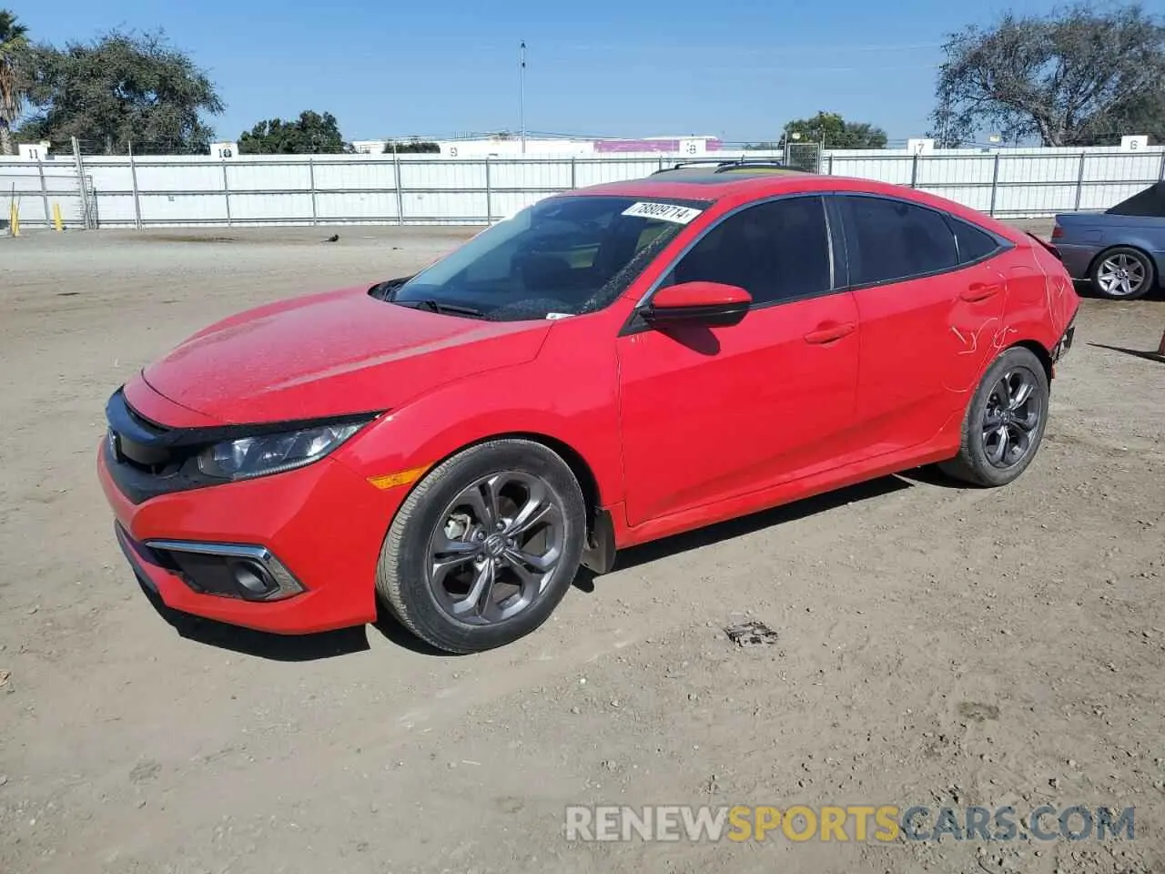 1 Photograph of a damaged car 2HGFC1F3XMH704606 HONDA CIVIC 2021