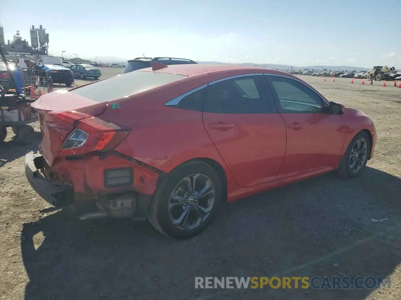 3 Photograph of a damaged car 2HGFC1F3XMH704606 HONDA CIVIC 2021
