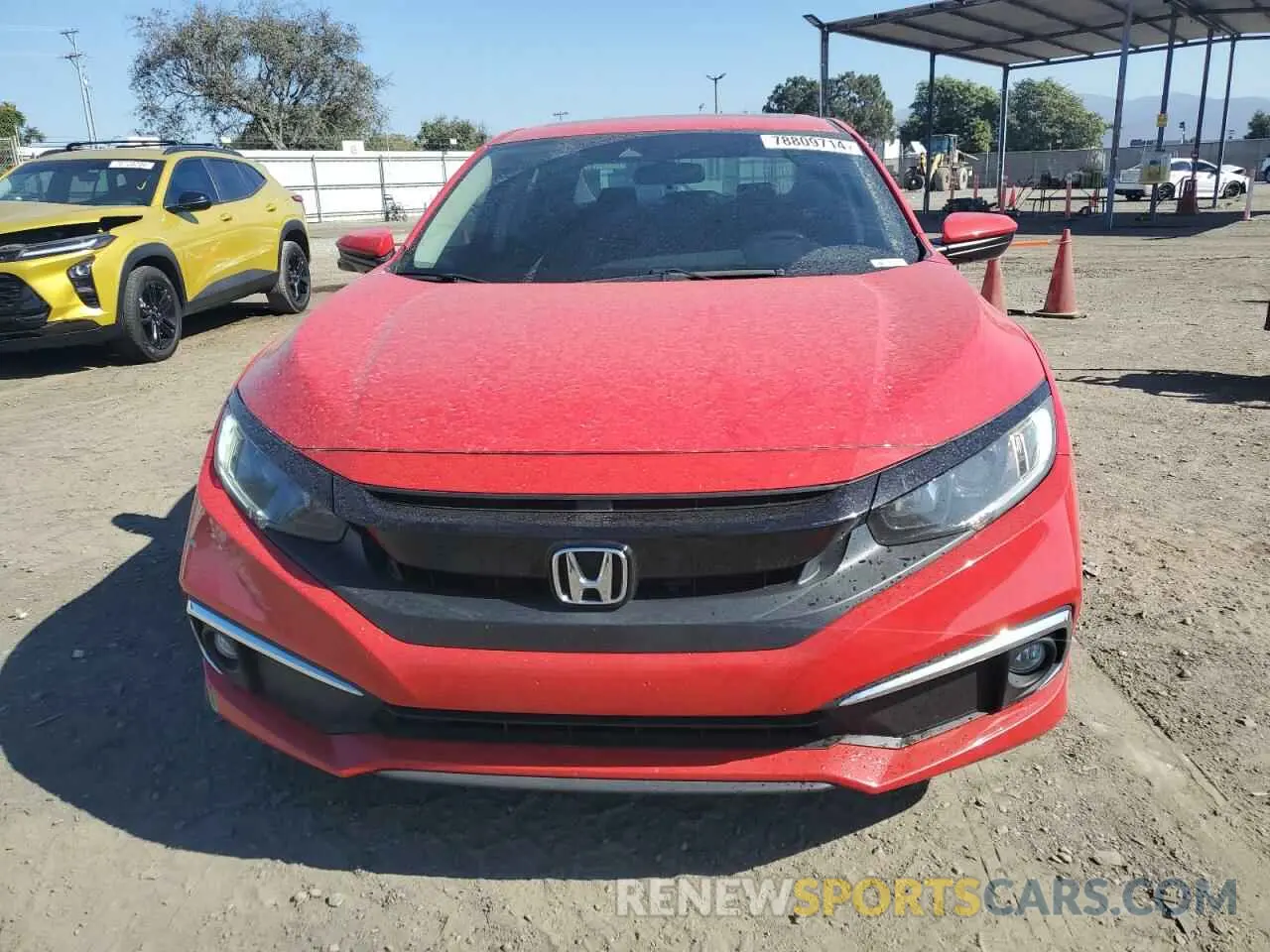 5 Photograph of a damaged car 2HGFC1F3XMH704606 HONDA CIVIC 2021