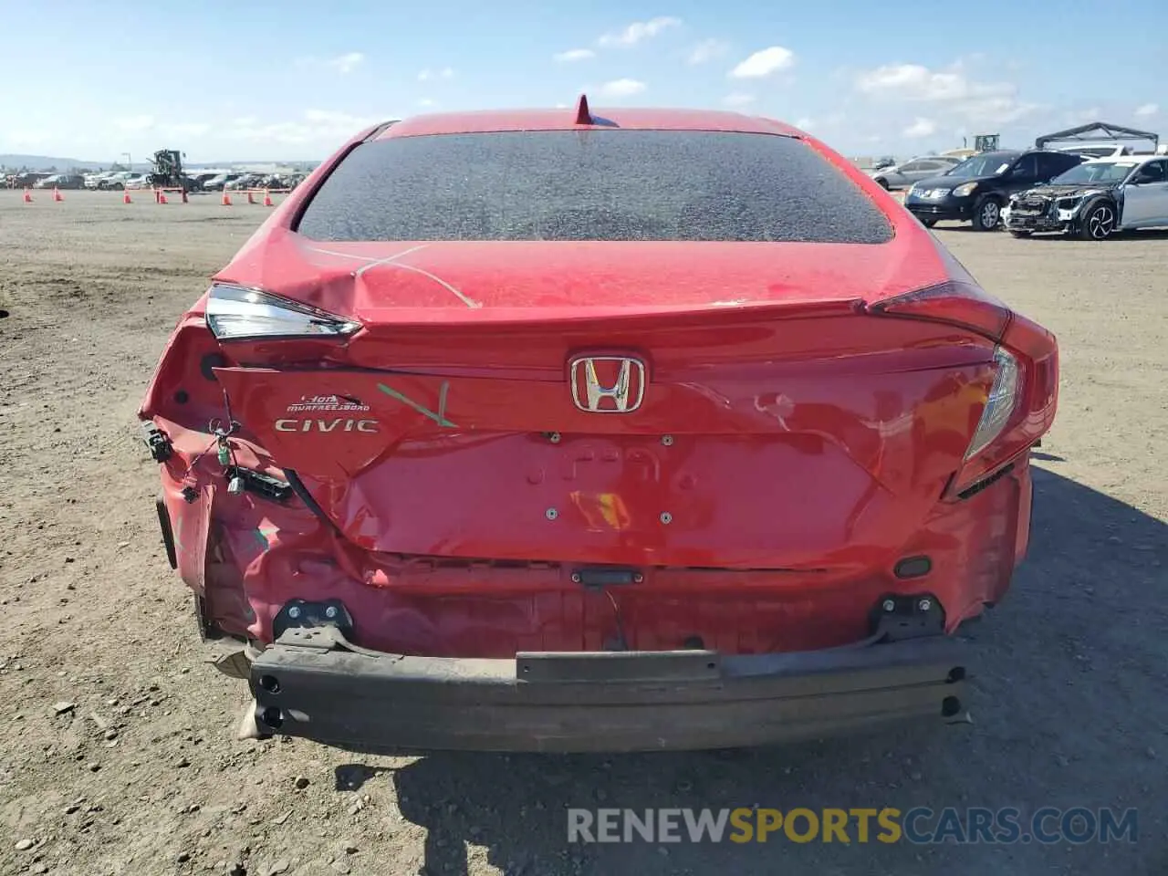 6 Photograph of a damaged car 2HGFC1F3XMH704606 HONDA CIVIC 2021