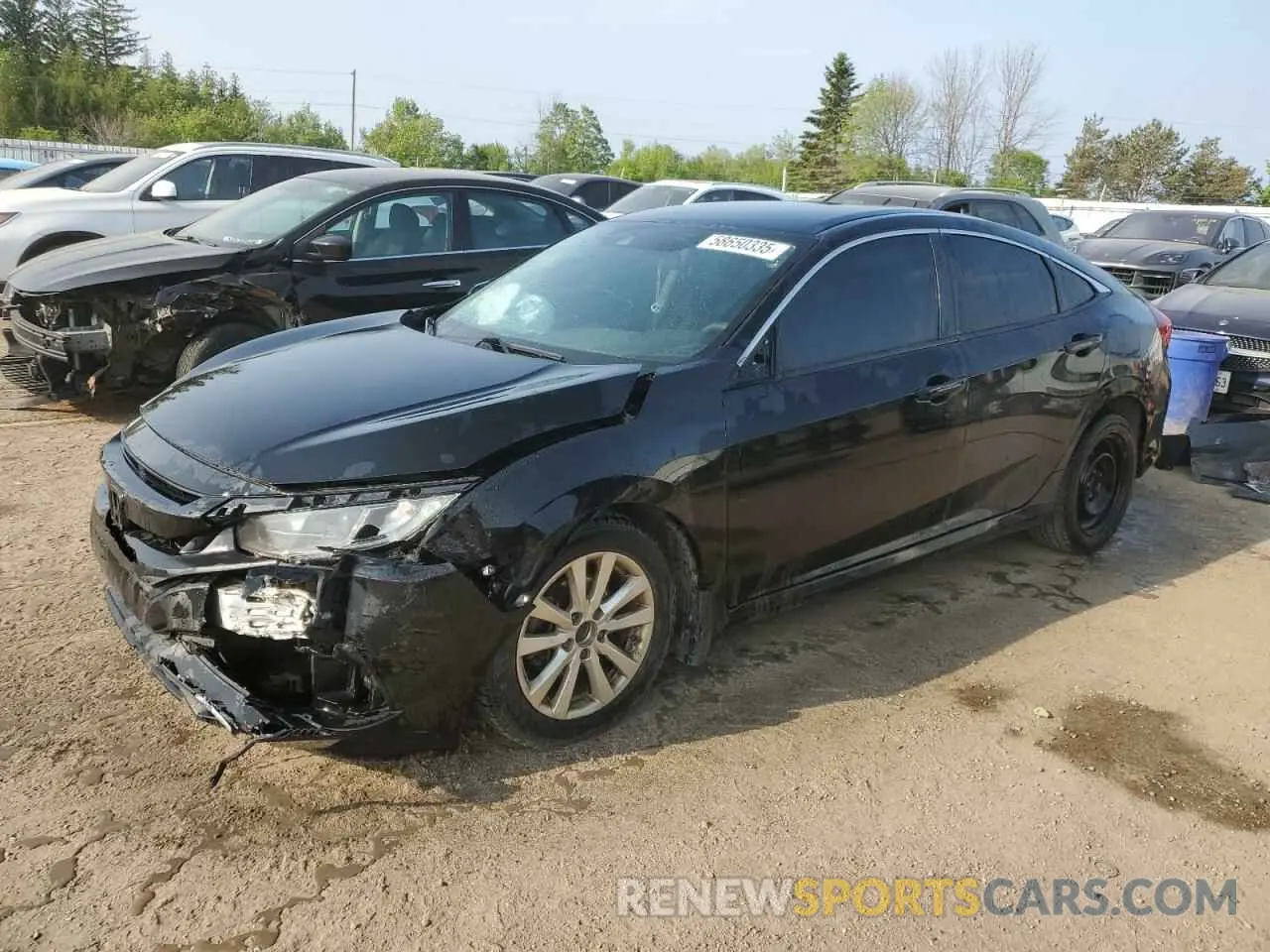 1 Photograph of a damaged car 2HGFC2F54MH012073 HONDA CIVIC 2021