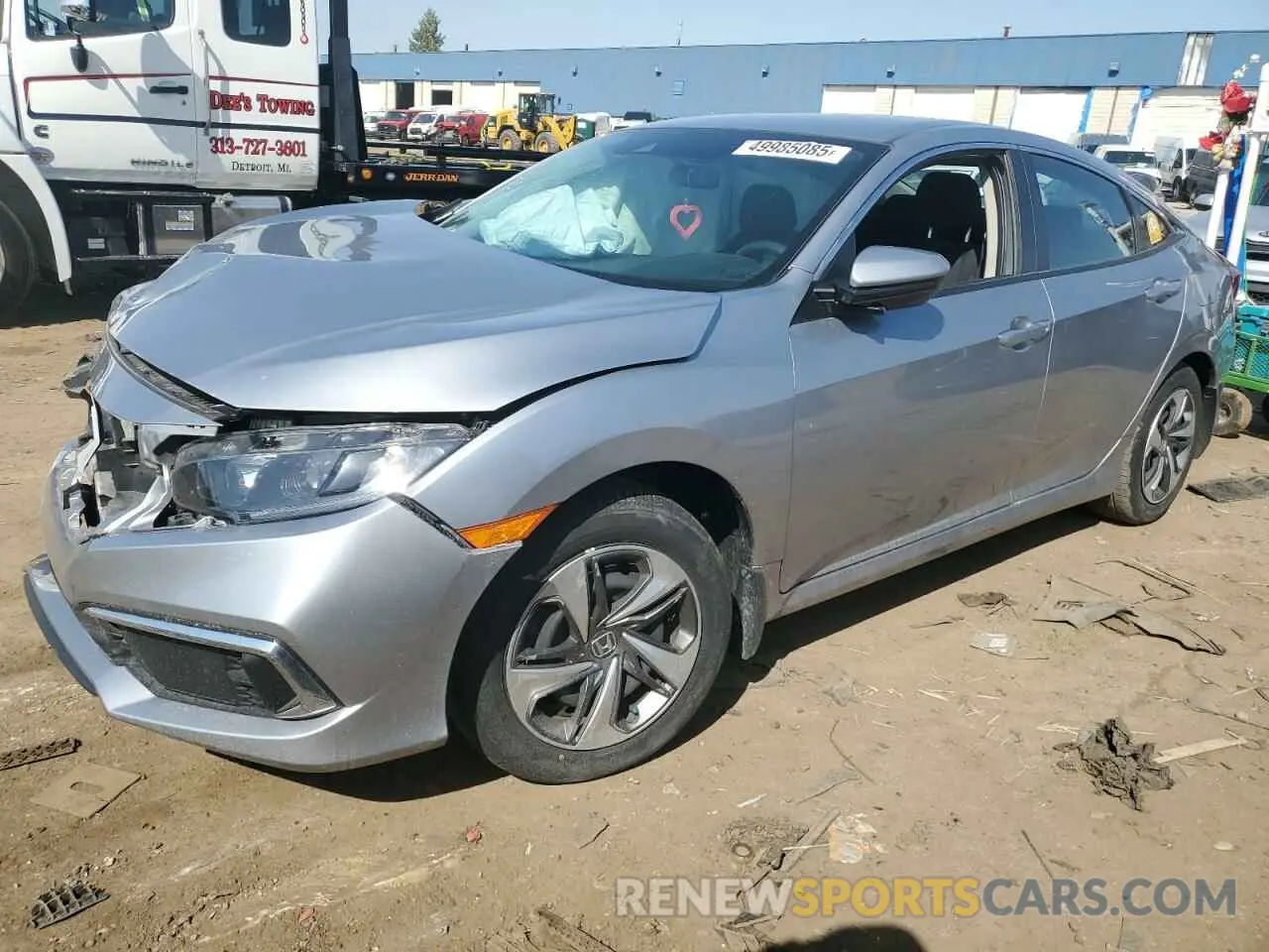 1 Photograph of a damaged car 2HGFC2F60MH501160 HONDA CIVIC 2021