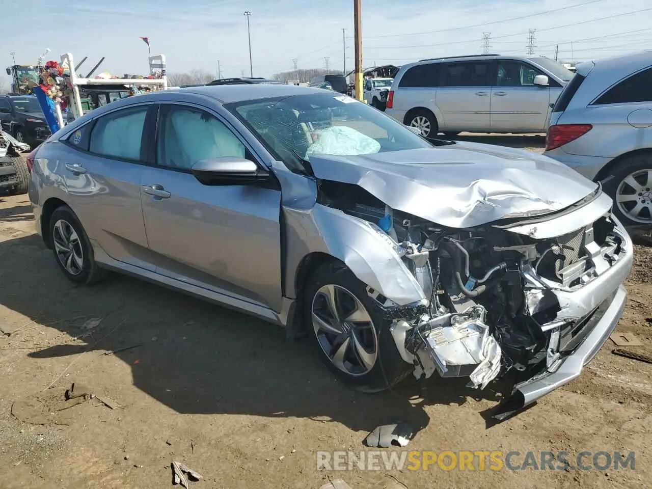 4 Photograph of a damaged car 2HGFC2F60MH501160 HONDA CIVIC 2021