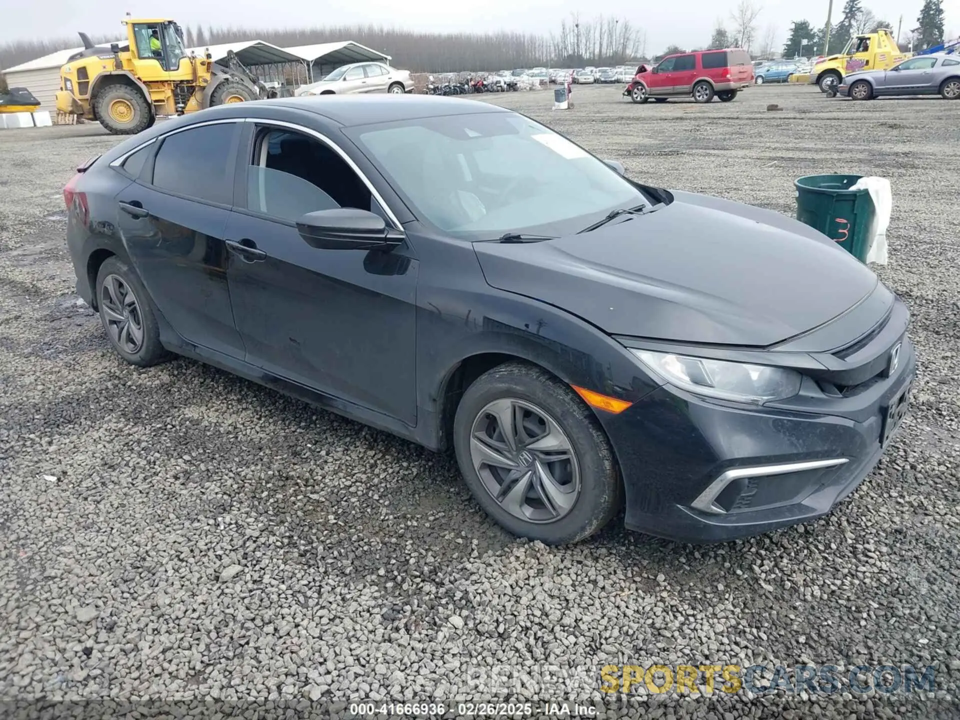 1 Photograph of a damaged car 2HGFC2F60MH543179 HONDA CIVIC 2021