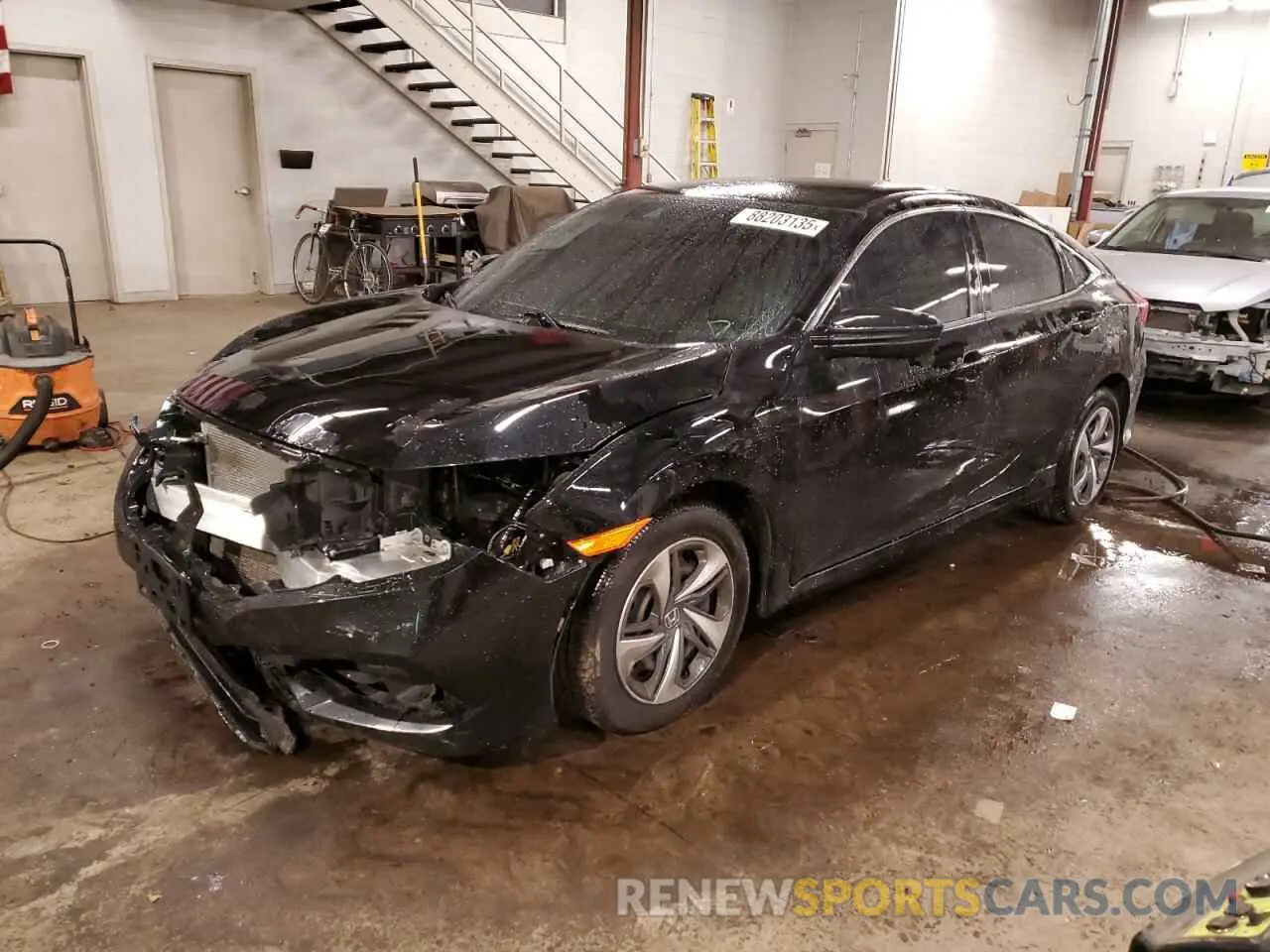 1 Photograph of a damaged car 2HGFC2F60MH543523 HONDA CIVIC 2021