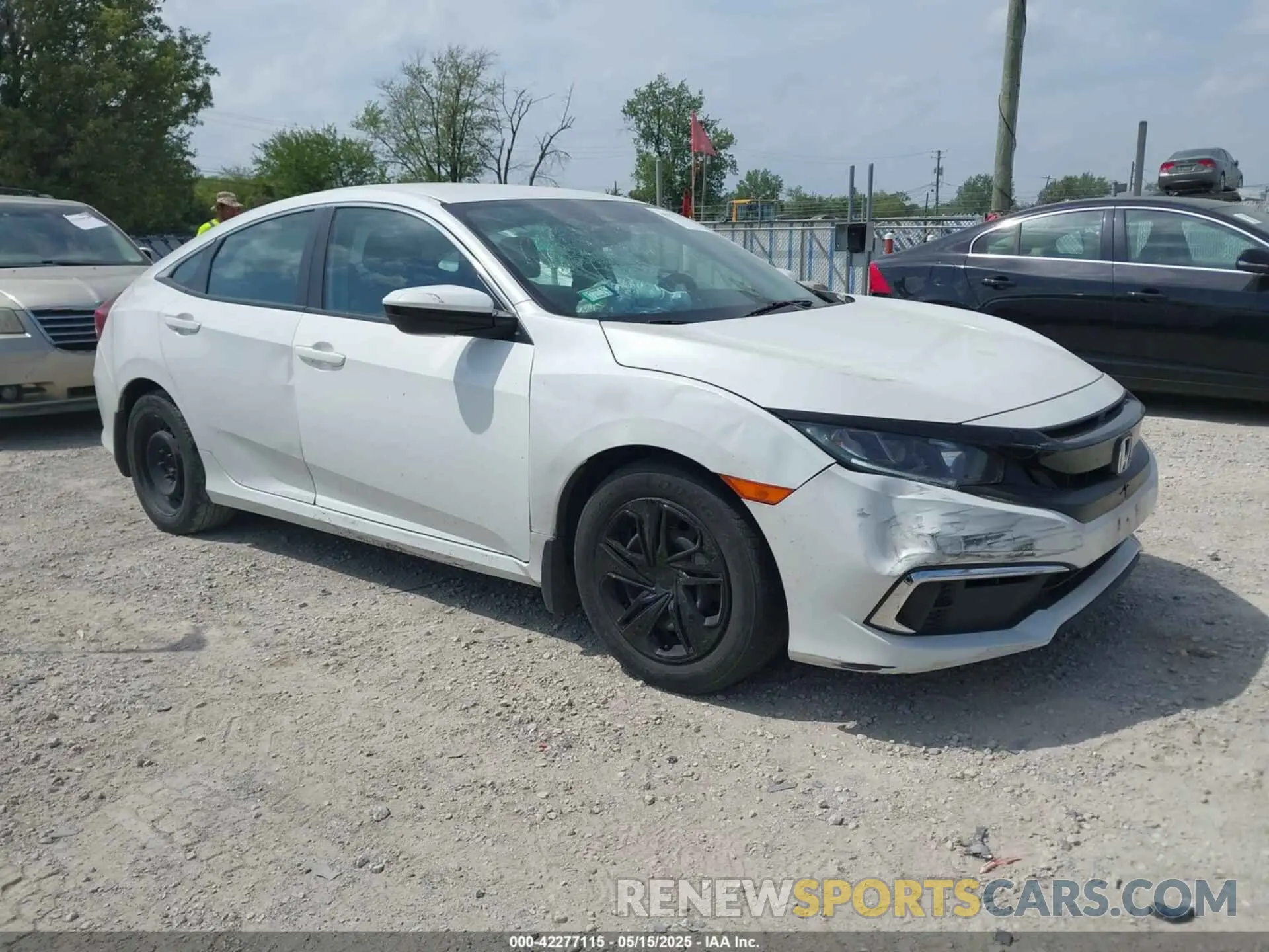 1 Photograph of a damaged car 2HGFC2F61MH505427 HONDA CIVIC 2021