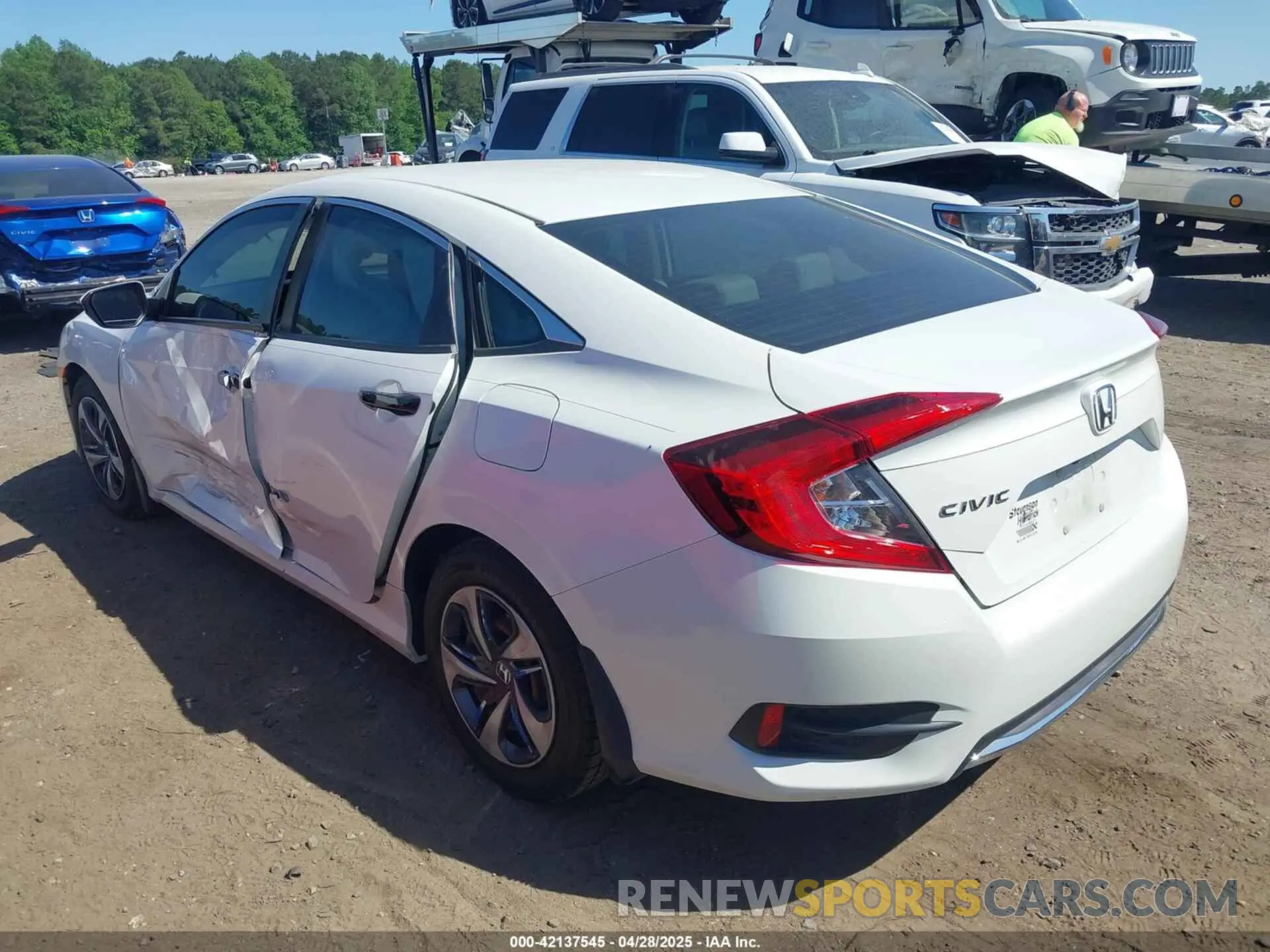 3 Photograph of a damaged car 2HGFC2F61MH505475 HONDA CIVIC 2021