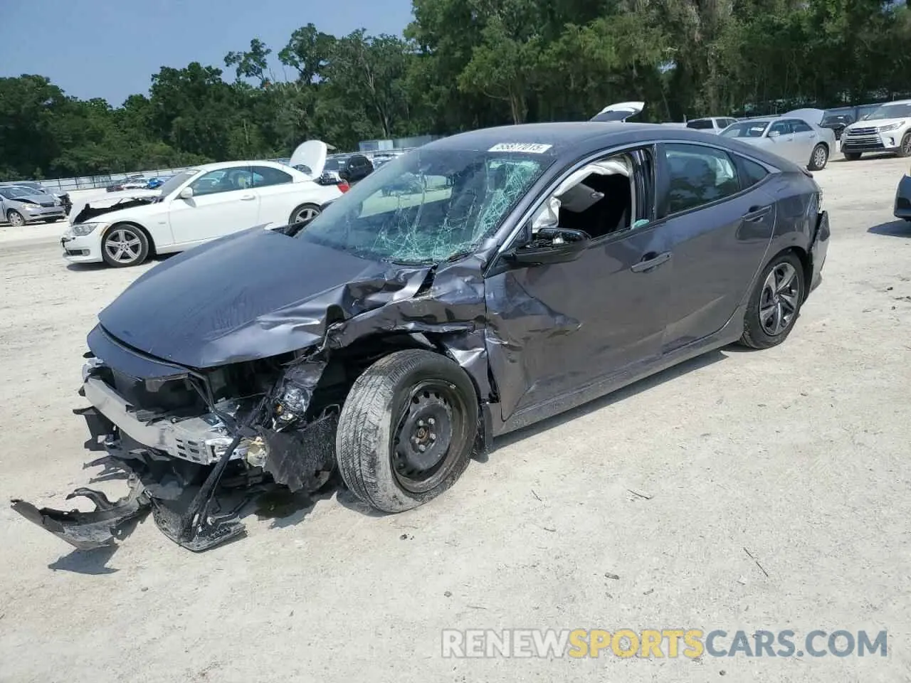 1 Photograph of a damaged car 2HGFC2F61MH505878 HONDA CIVIC 2021