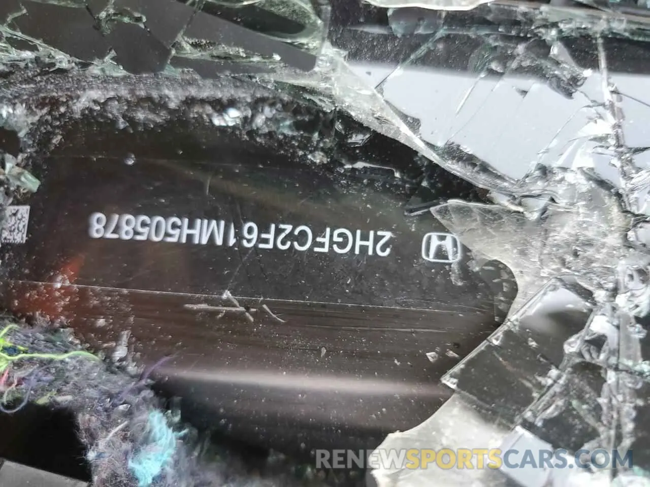 13 Photograph of a damaged car 2HGFC2F61MH505878 HONDA CIVIC 2021