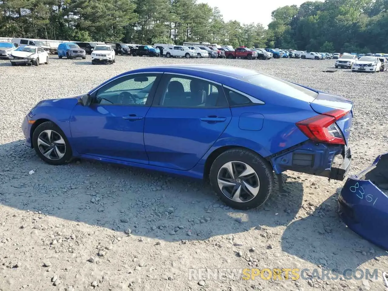 2 Photograph of a damaged car 2HGFC2F61MH523572 HONDA CIVIC 2021