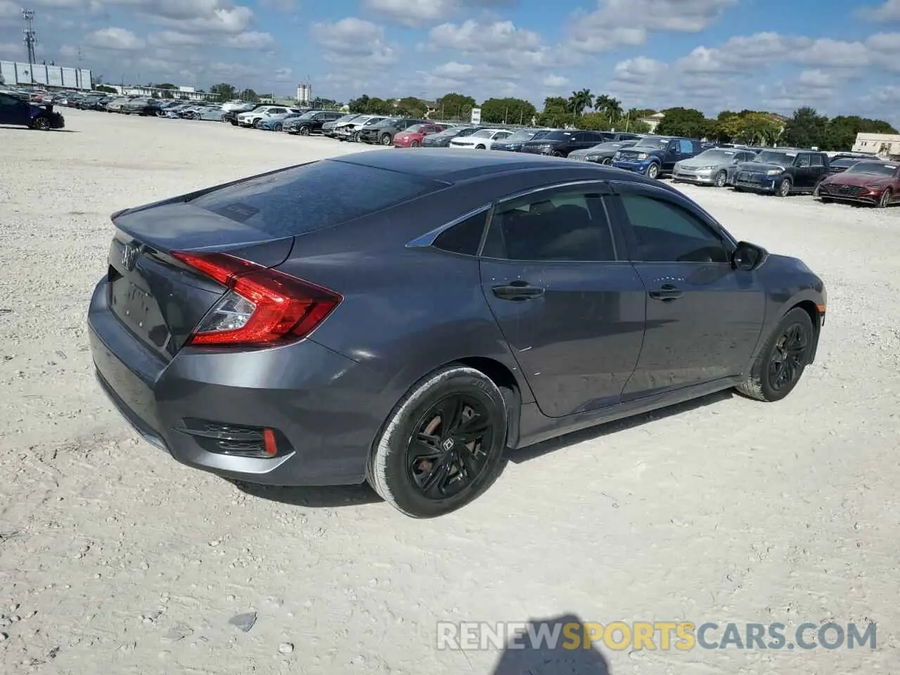 3 Photograph of a damaged car 2HGFC2F61MH525869 HONDA CIVIC 2021