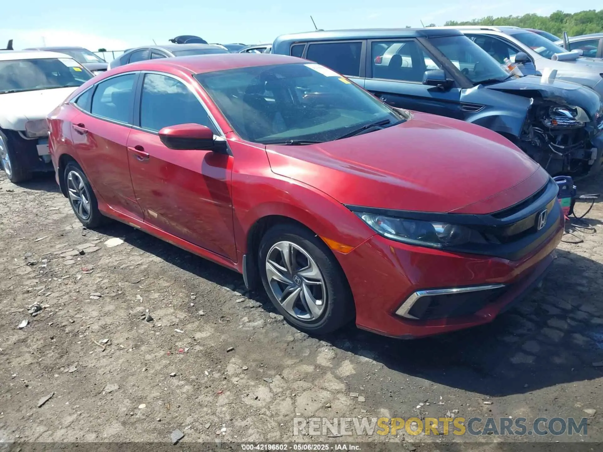 1 Photograph of a damaged car 2HGFC2F62MH515674 HONDA CIVIC 2021