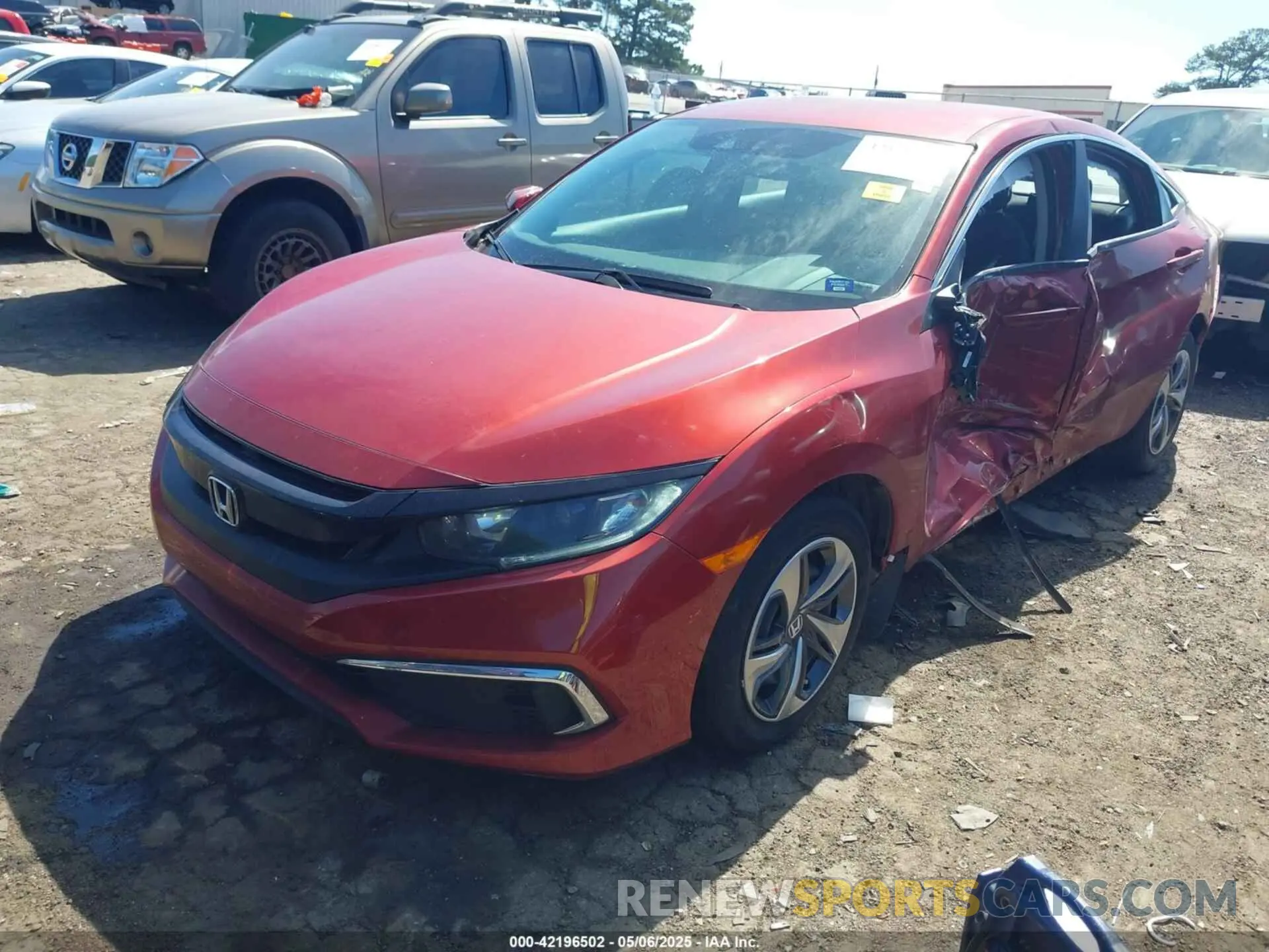 2 Photograph of a damaged car 2HGFC2F62MH515674 HONDA CIVIC 2021