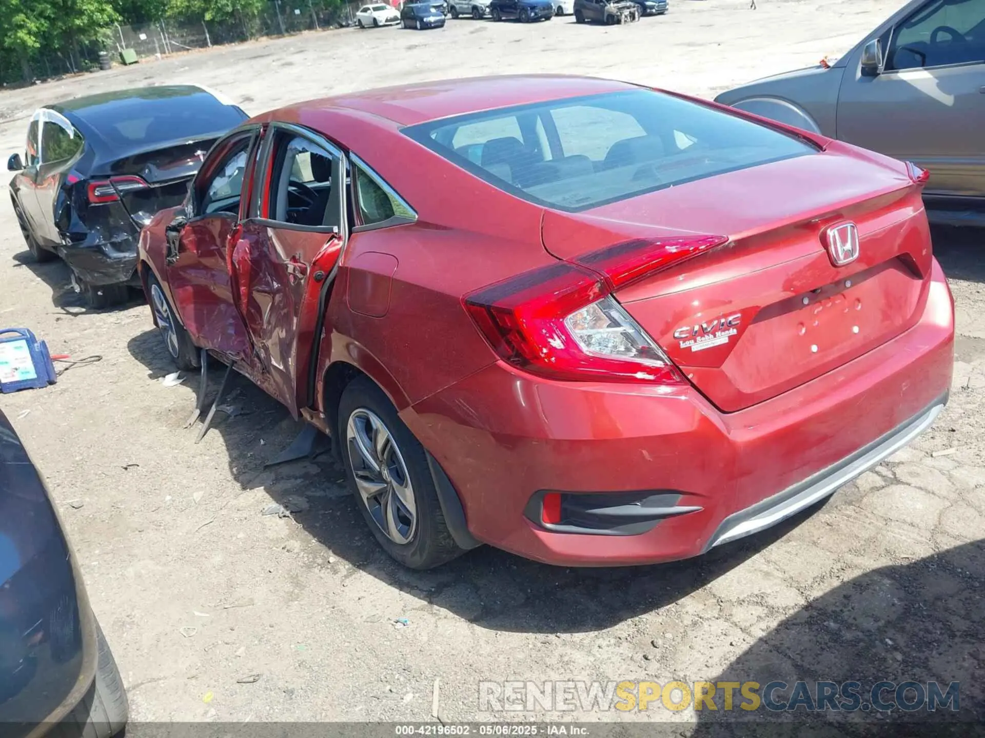 3 Photograph of a damaged car 2HGFC2F62MH515674 HONDA CIVIC 2021