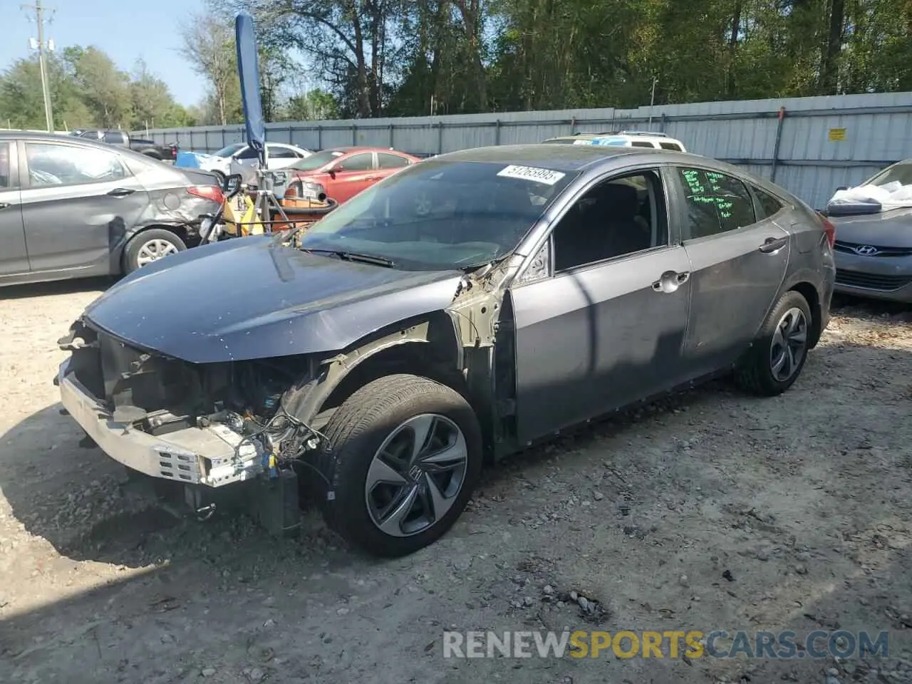 1 Photograph of a damaged car 2HGFC2F62MH526688 HONDA CIVIC 2021