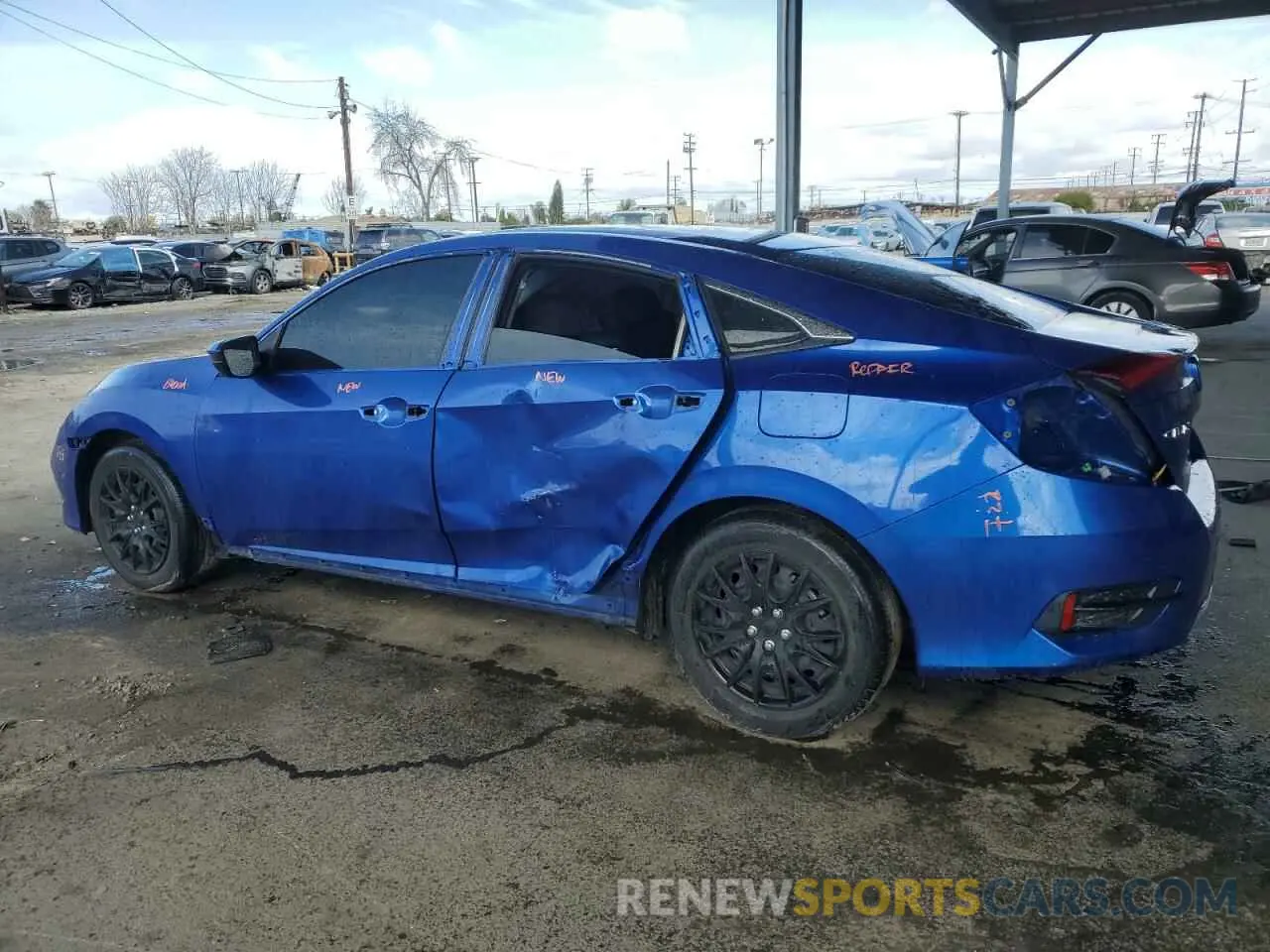 2 Photograph of a damaged car 2HGFC2F63MH503632 HONDA CIVIC 2021