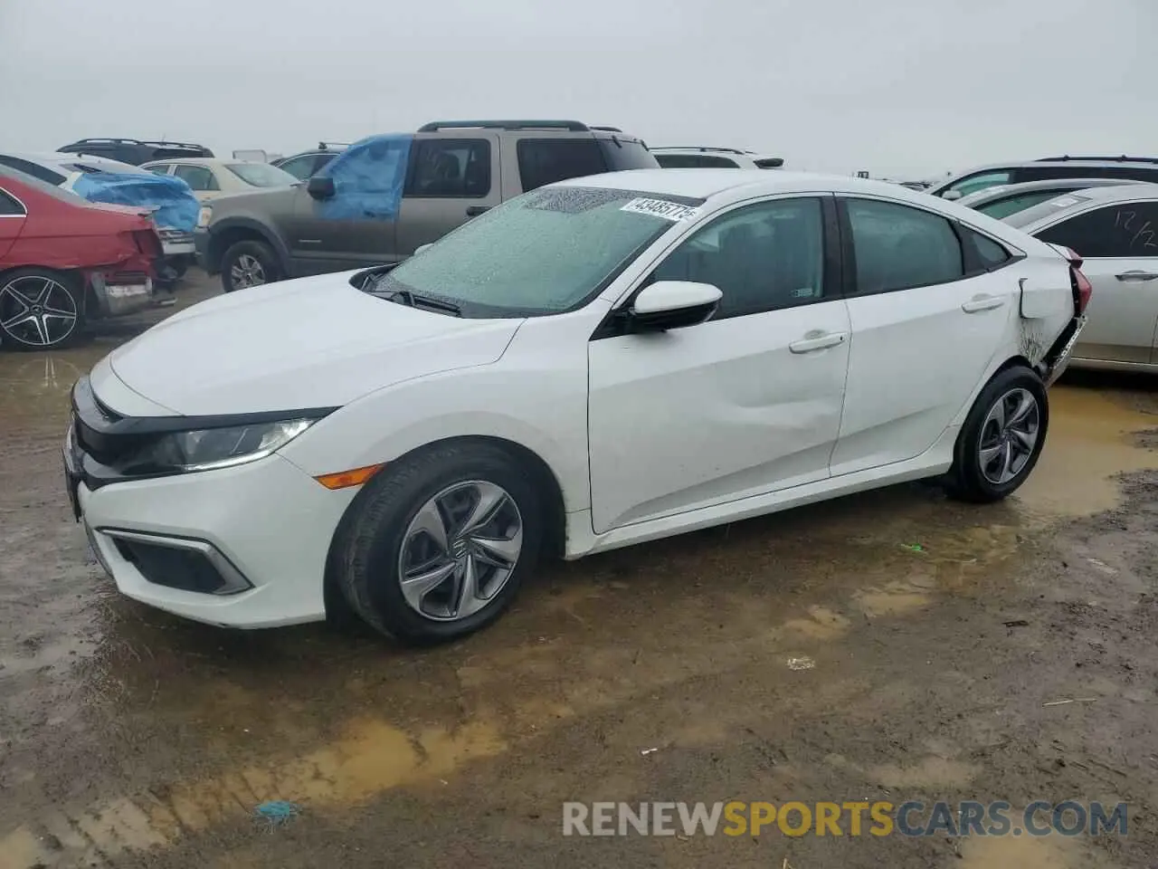 1 Photograph of a damaged car 2HGFC2F63MH533200 HONDA CIVIC 2021