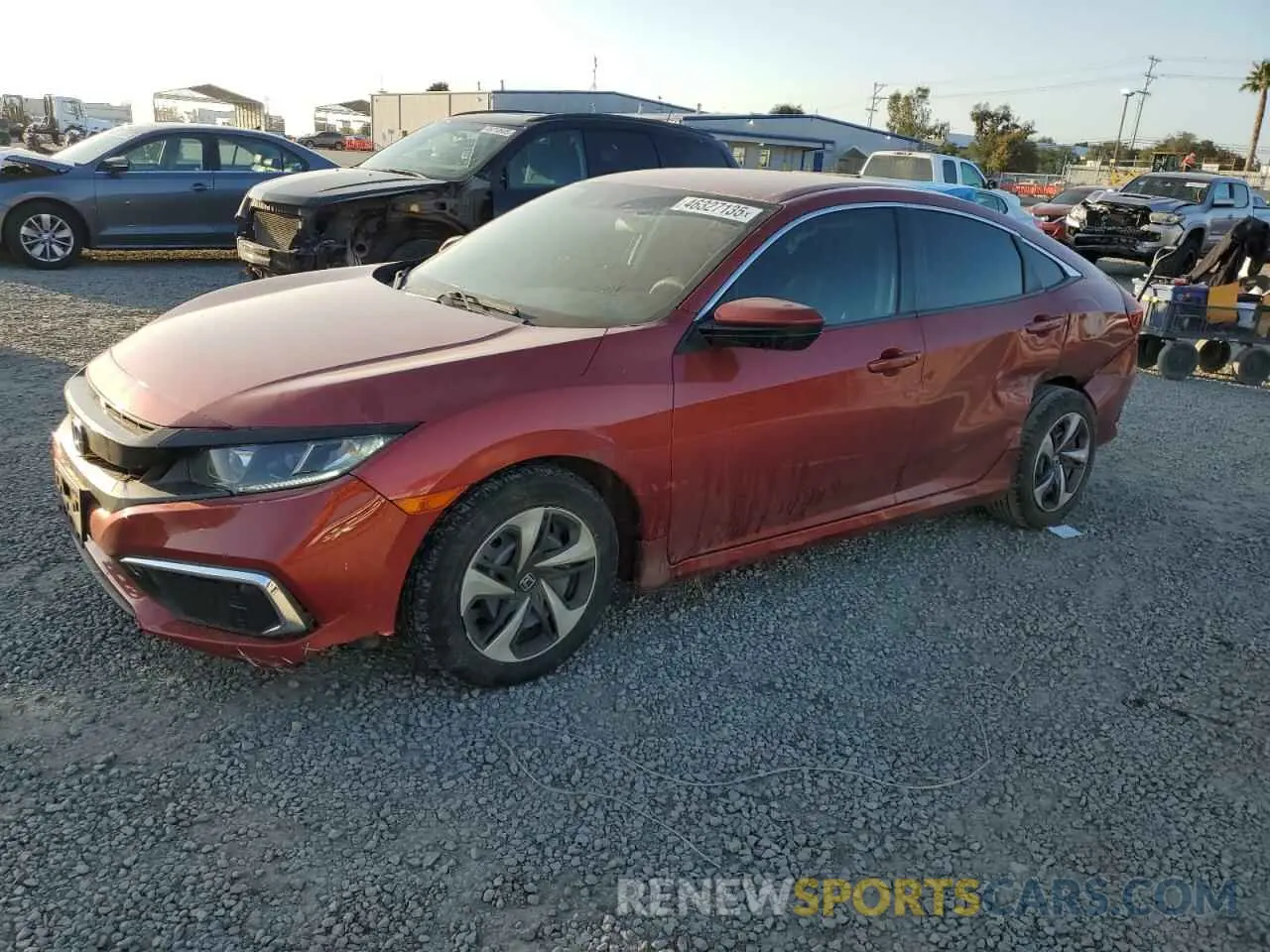1 Photograph of a damaged car 2HGFC2F63MH542611 HONDA CIVIC 2021