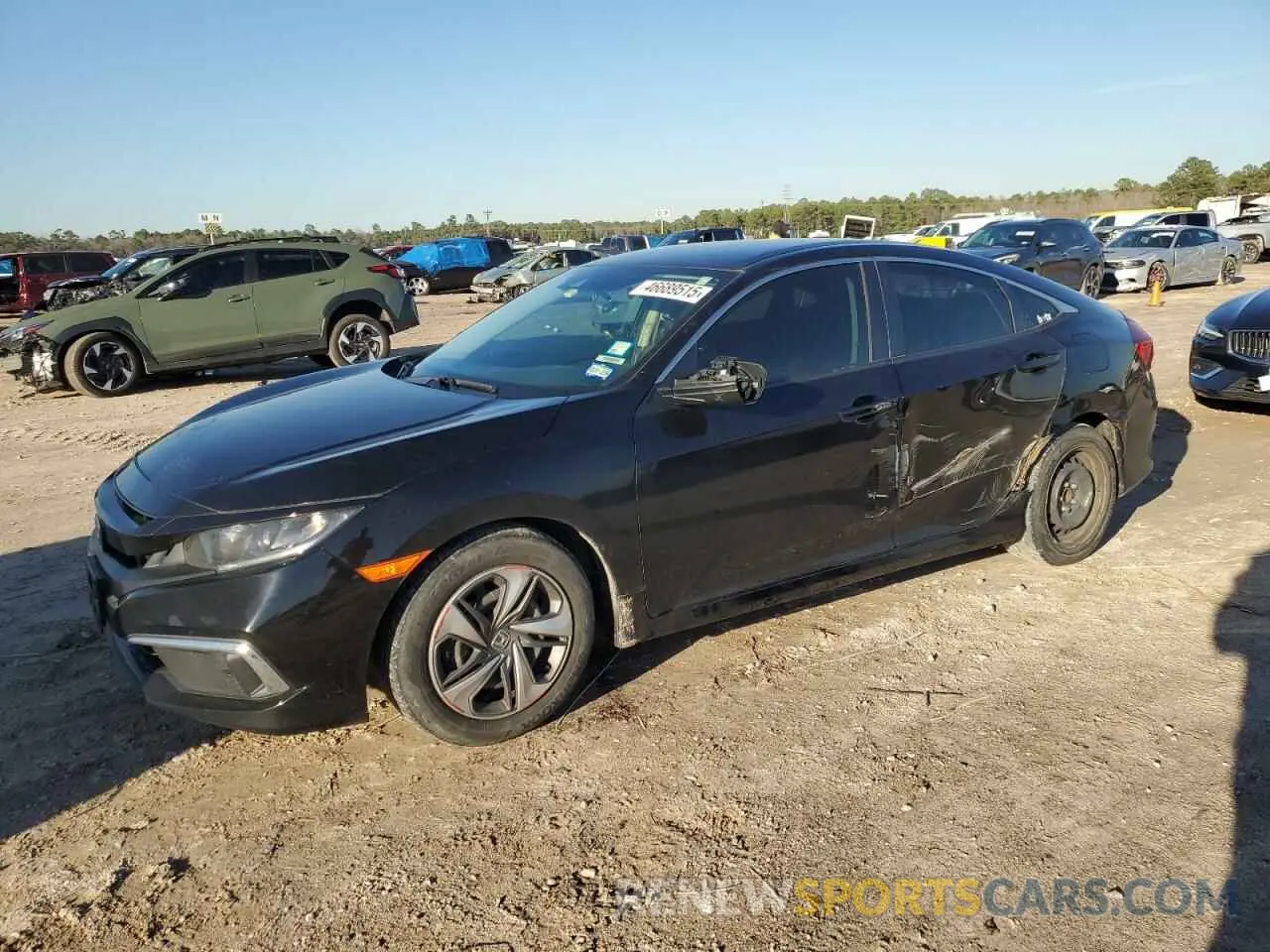 1 Photograph of a damaged car 2HGFC2F64MH512761 HONDA CIVIC 2021