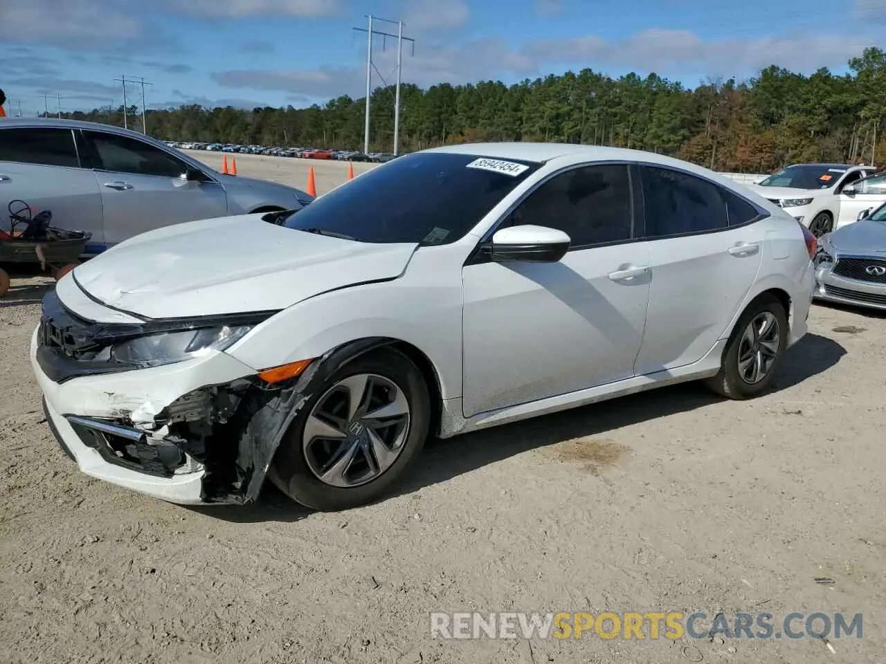 1 Photograph of a damaged car 2HGFC2F64MH514364 HONDA CIVIC 2021
