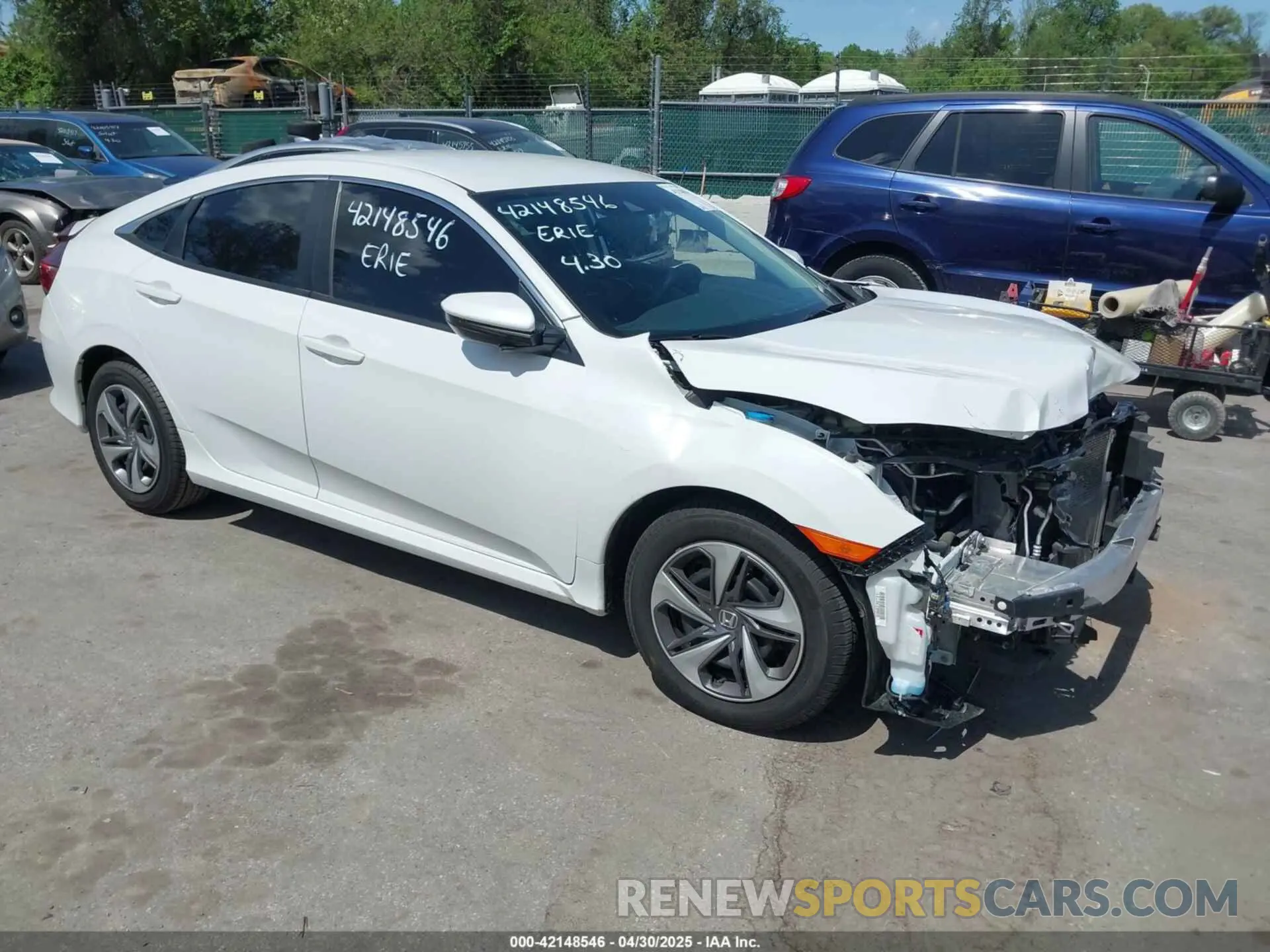1 Photograph of a damaged car 2HGFC2F64MH520410 HONDA CIVIC 2021