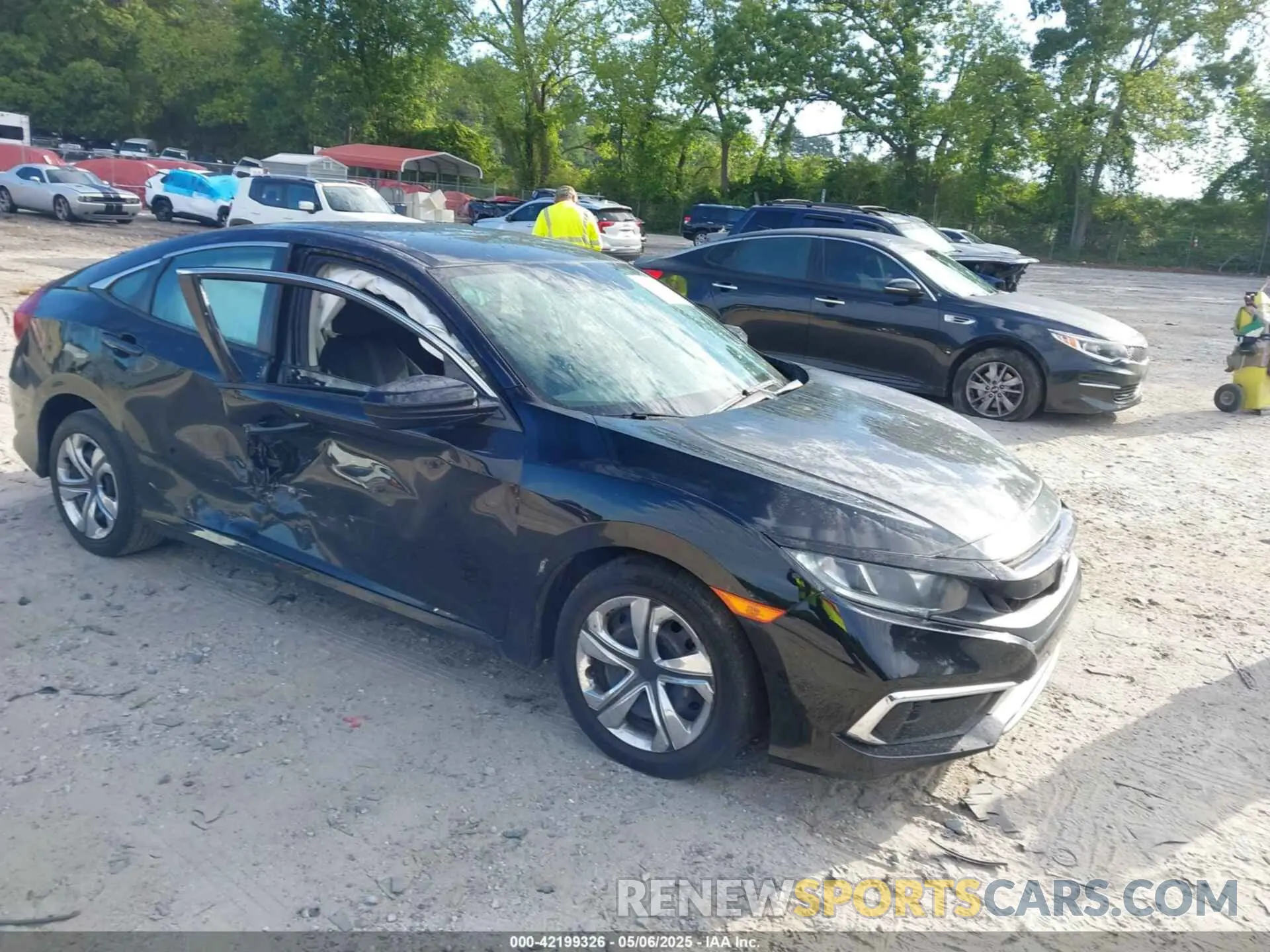 1 Photograph of a damaged car 2HGFC2F64MH527342 HONDA CIVIC 2021