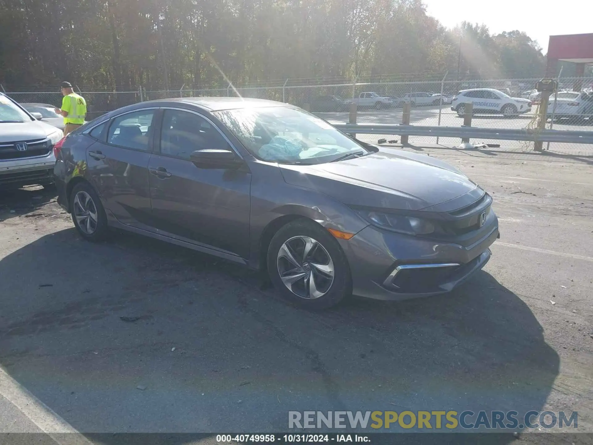 1 Photograph of a damaged car 2HGFC2F64MH546960 HONDA CIVIC 2021