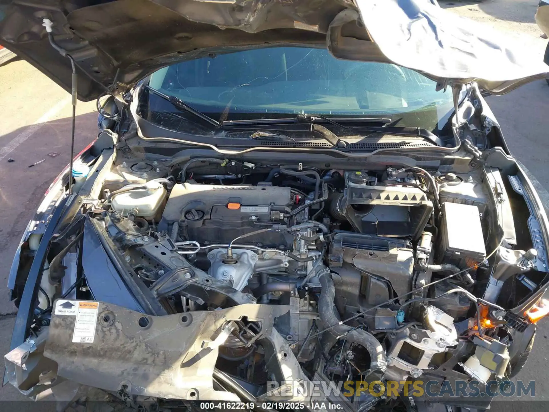 10 Photograph of a damaged car 2HGFC2F64MH556484 HONDA CIVIC 2021