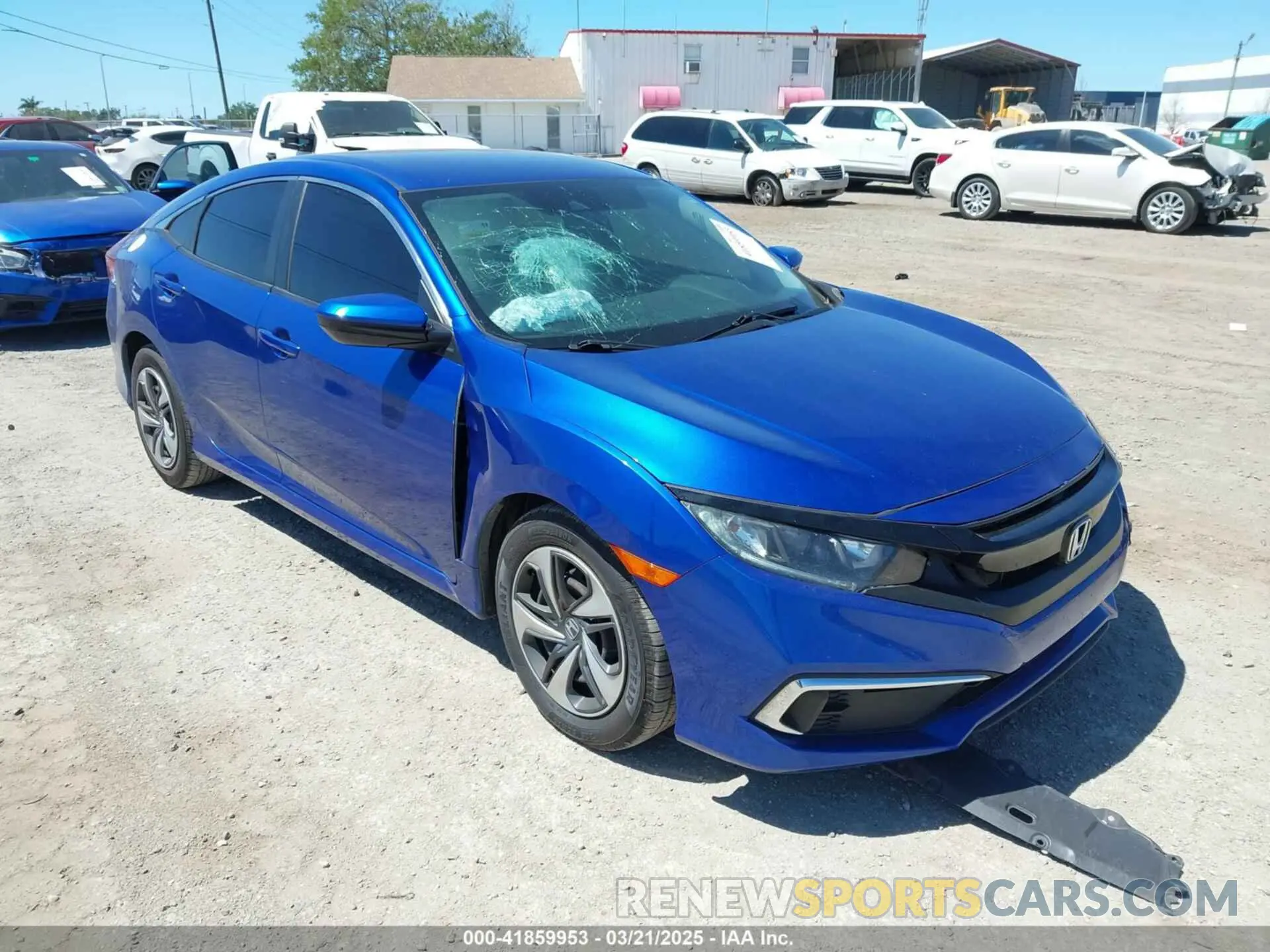 1 Photograph of a damaged car 2HGFC2F65MH518083 HONDA CIVIC 2021