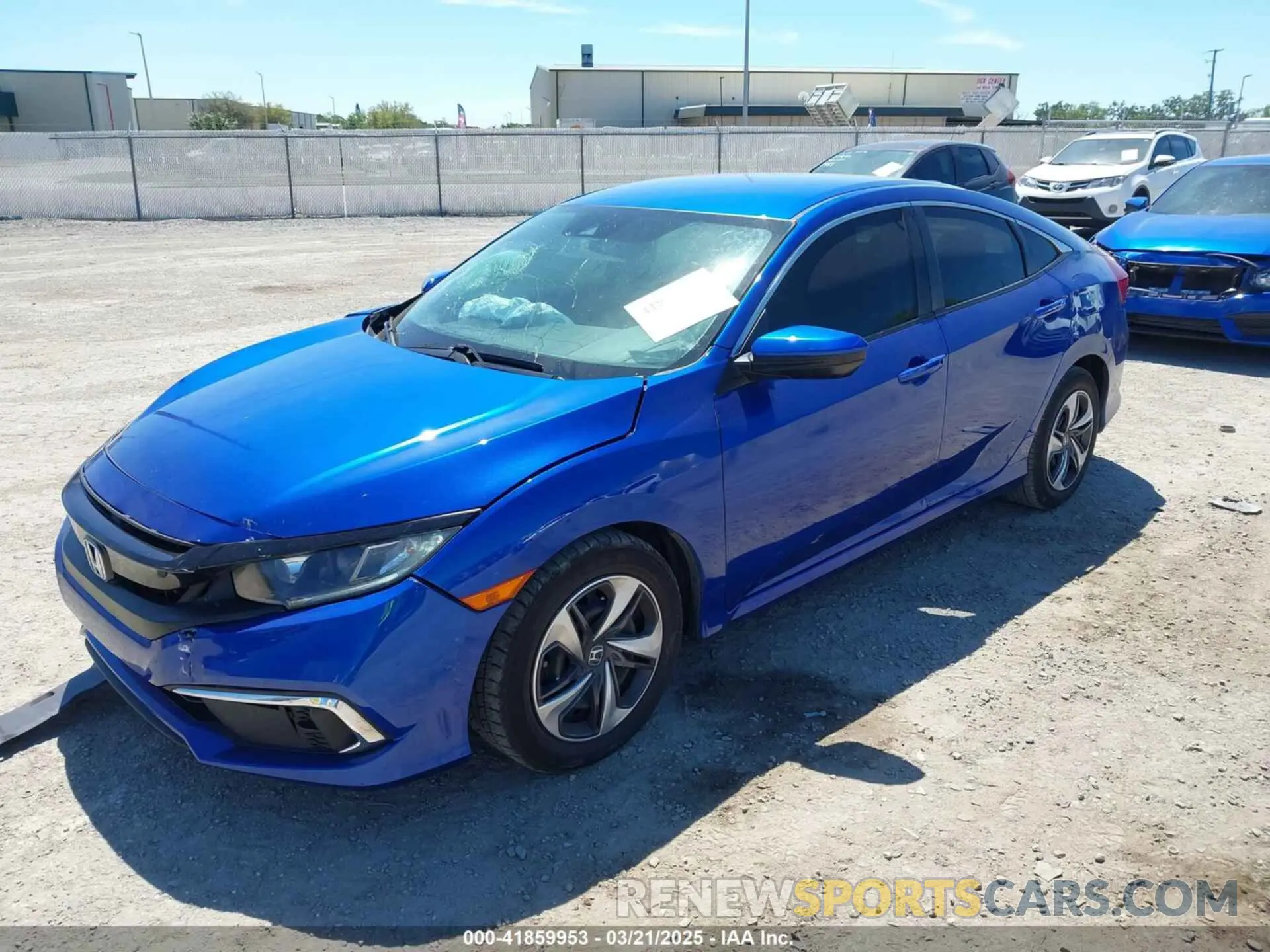 2 Photograph of a damaged car 2HGFC2F65MH518083 HONDA CIVIC 2021