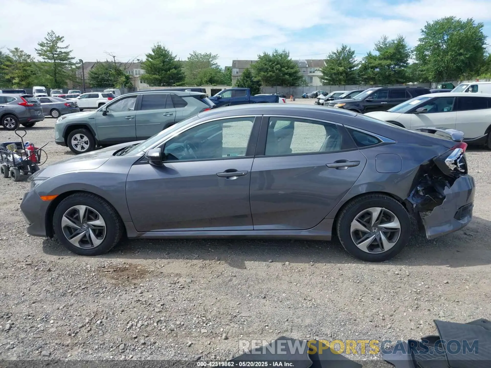 14 Photograph of a damaged car 2HGFC2F65MH525423 HONDA CIVIC 2021