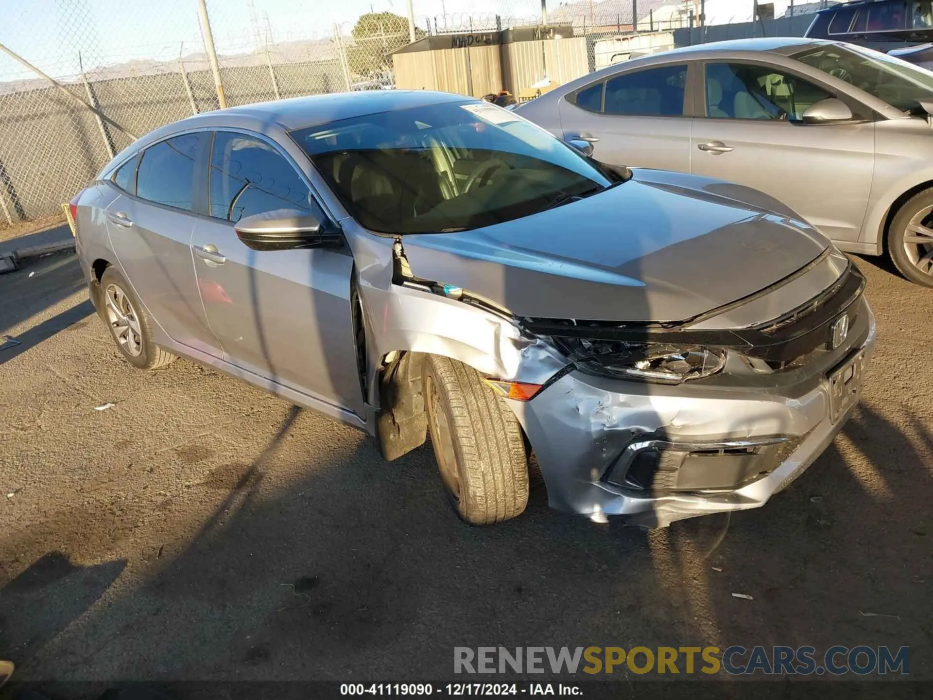 1 Photograph of a damaged car 2HGFC2F66MH524331 HONDA CIVIC 2021