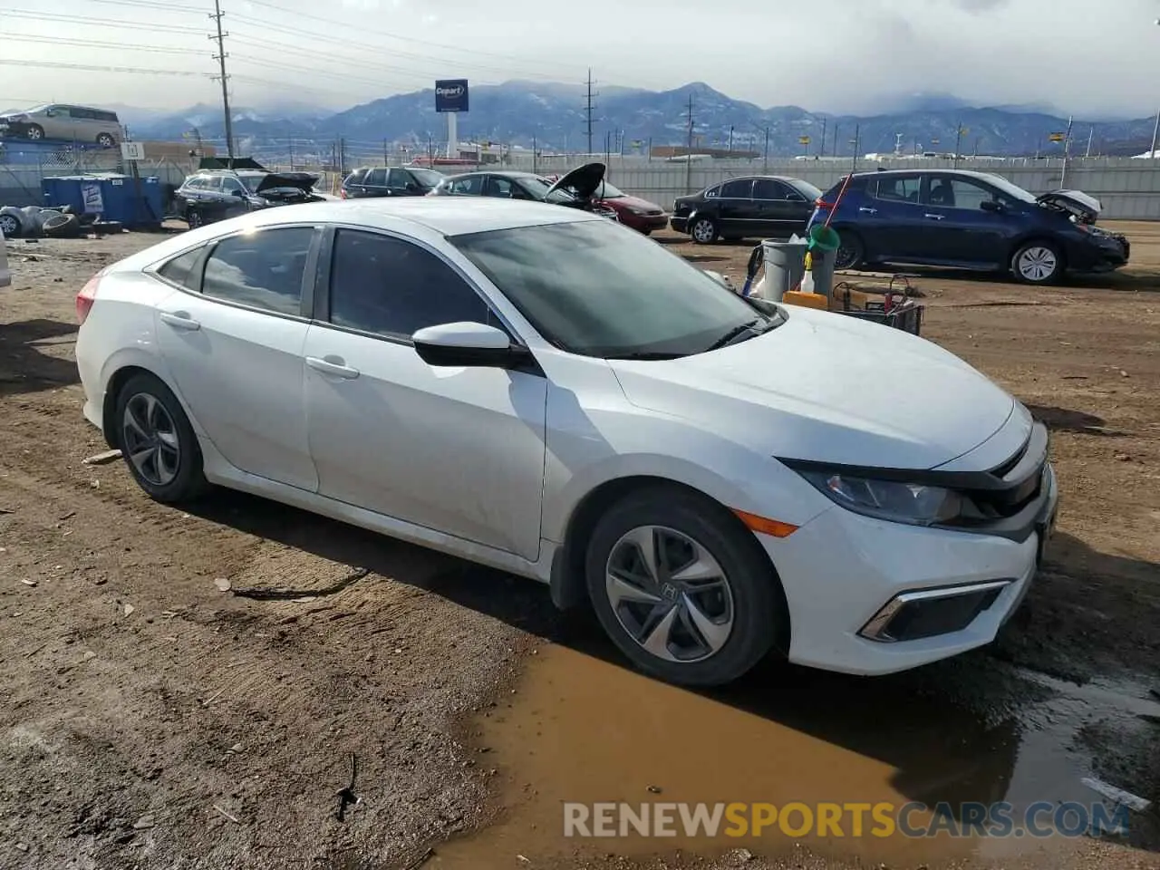 4 Photograph of a damaged car 2HGFC2F66MH536883 HONDA CIVIC 2021