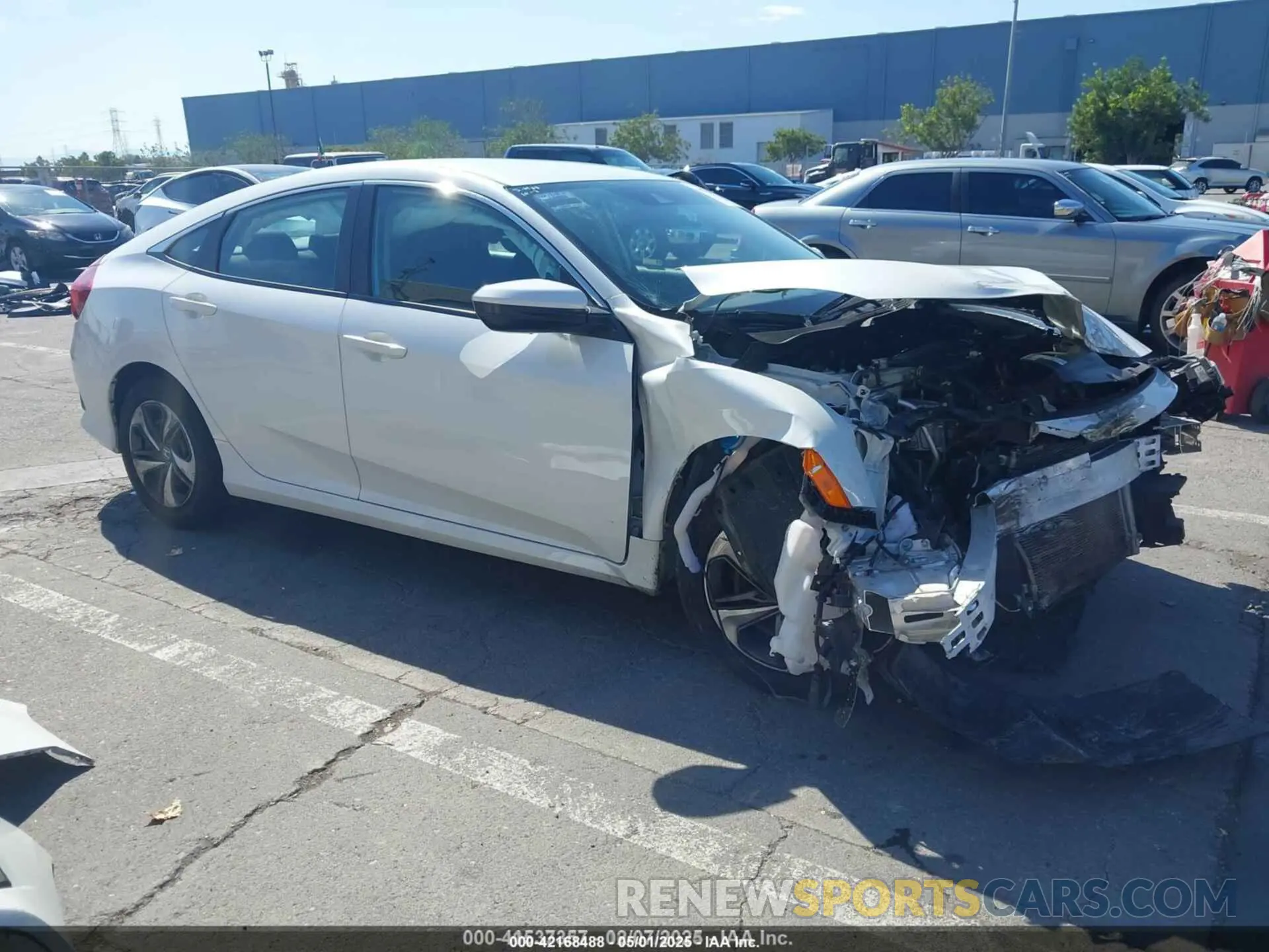 1 Photograph of a damaged car 2HGFC2F66MH543767 HONDA CIVIC 2021