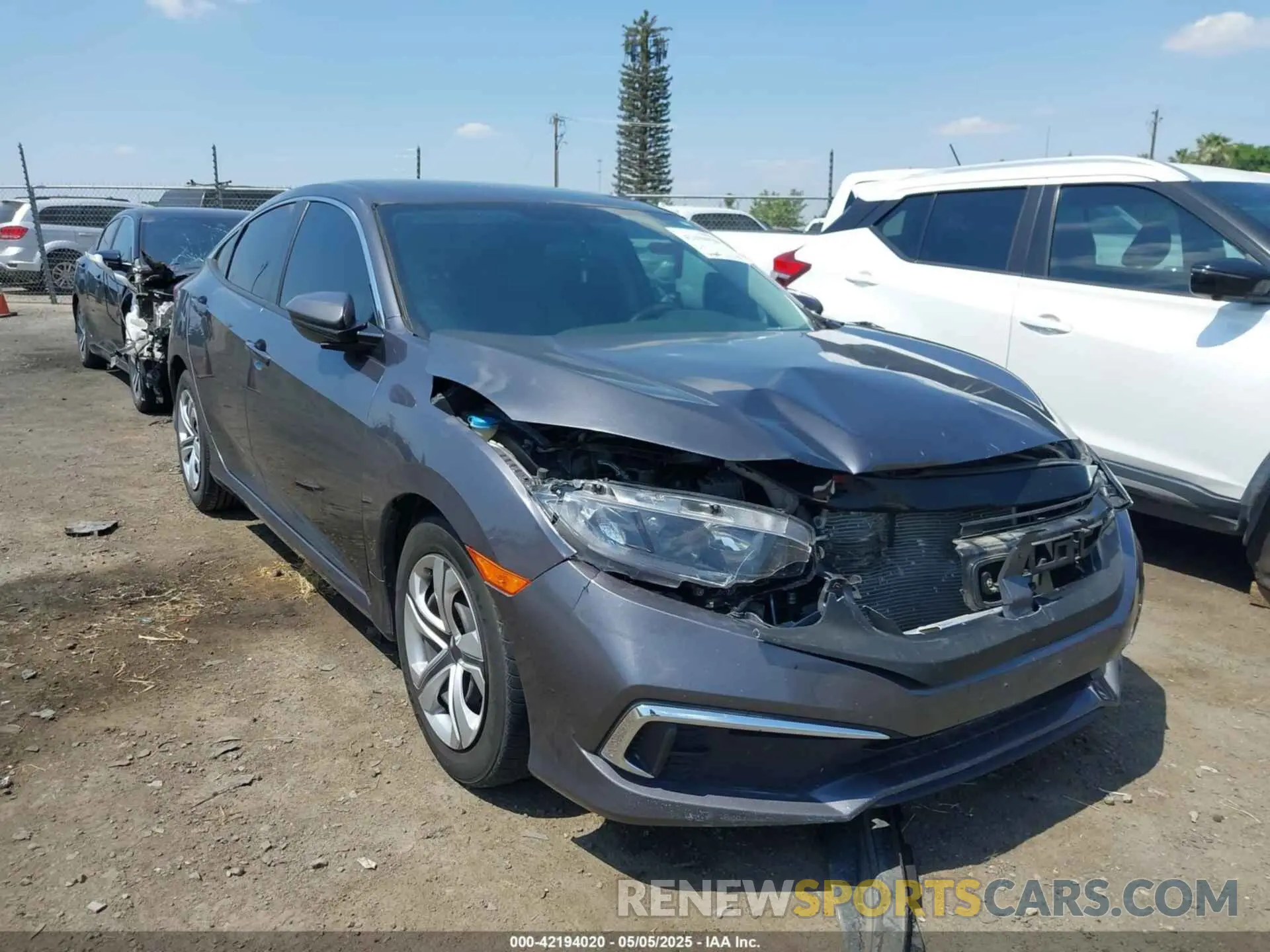 1 Photograph of a damaged car 2HGFC2F66MH559998 HONDA CIVIC 2021