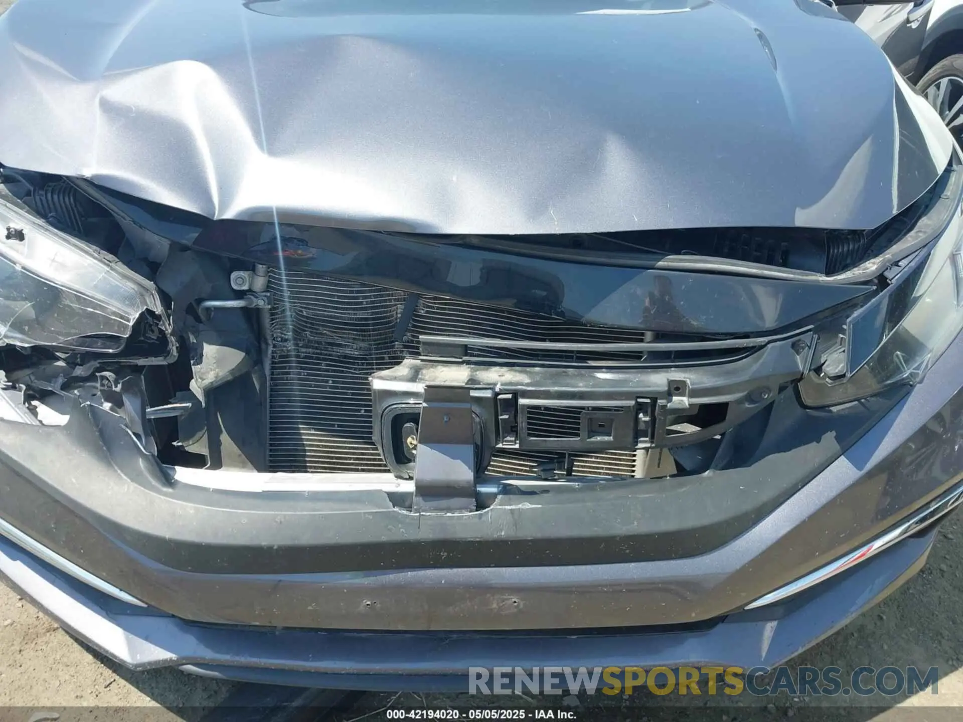 10 Photograph of a damaged car 2HGFC2F66MH559998 HONDA CIVIC 2021