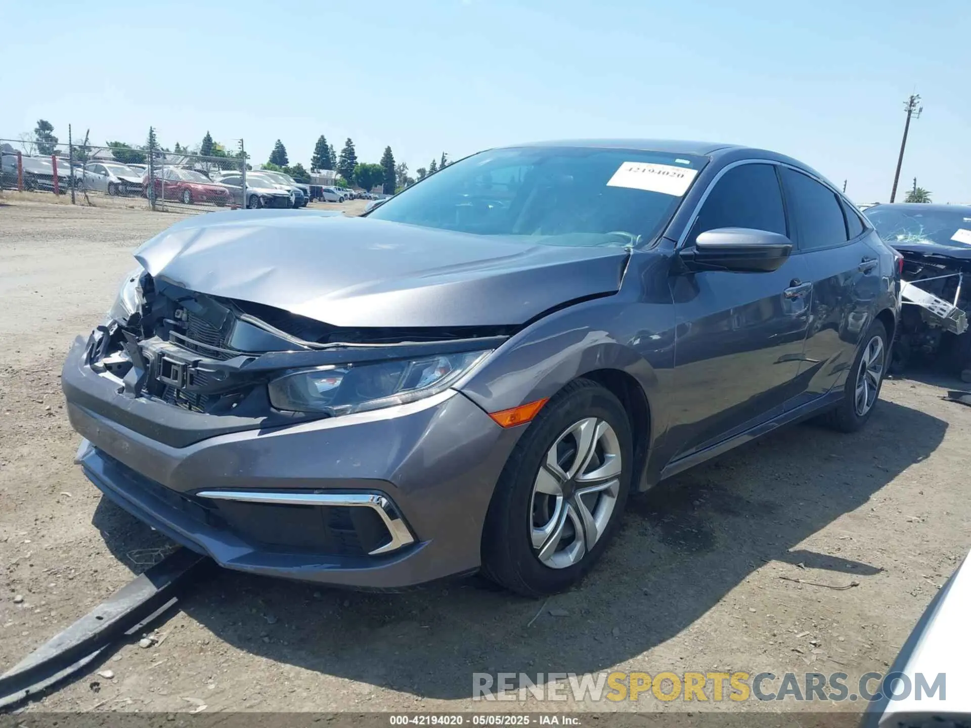 14 Photograph of a damaged car 2HGFC2F66MH559998 HONDA CIVIC 2021