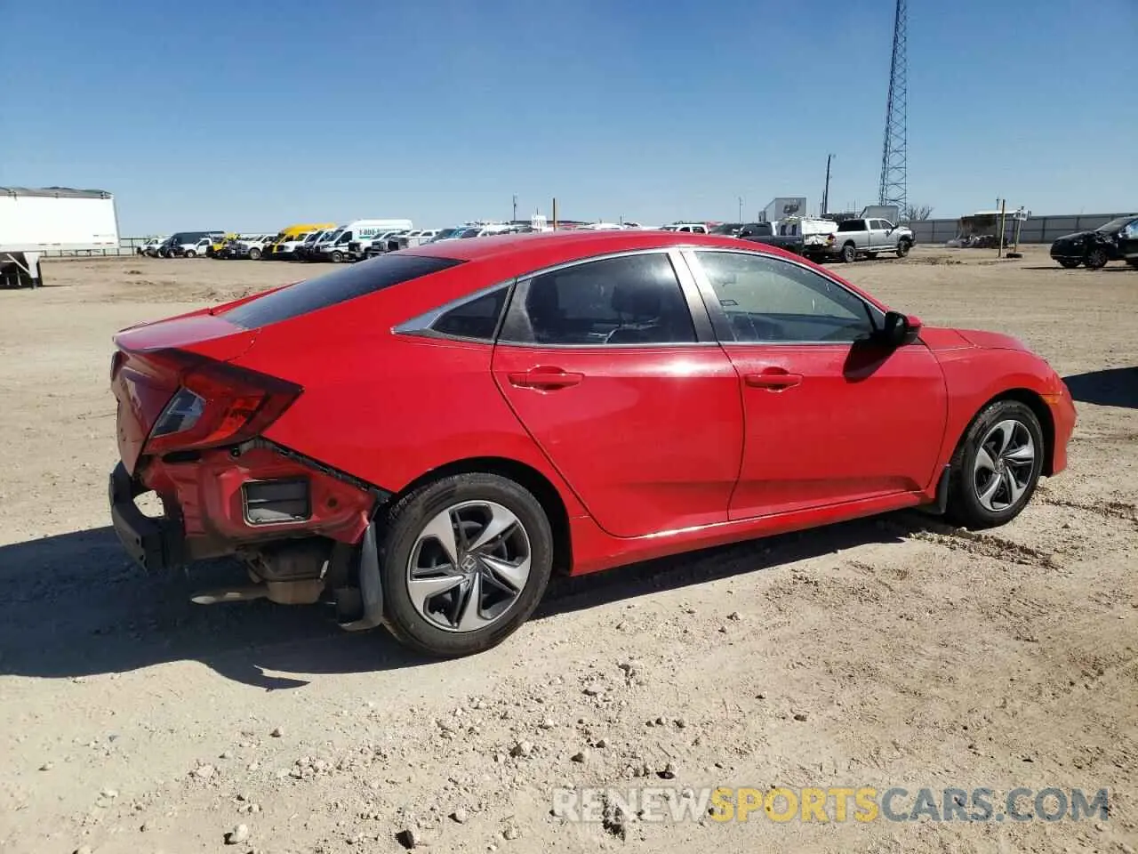 3 Photograph of a damaged car 2HGFC2F67MH510096 HONDA CIVIC 2021