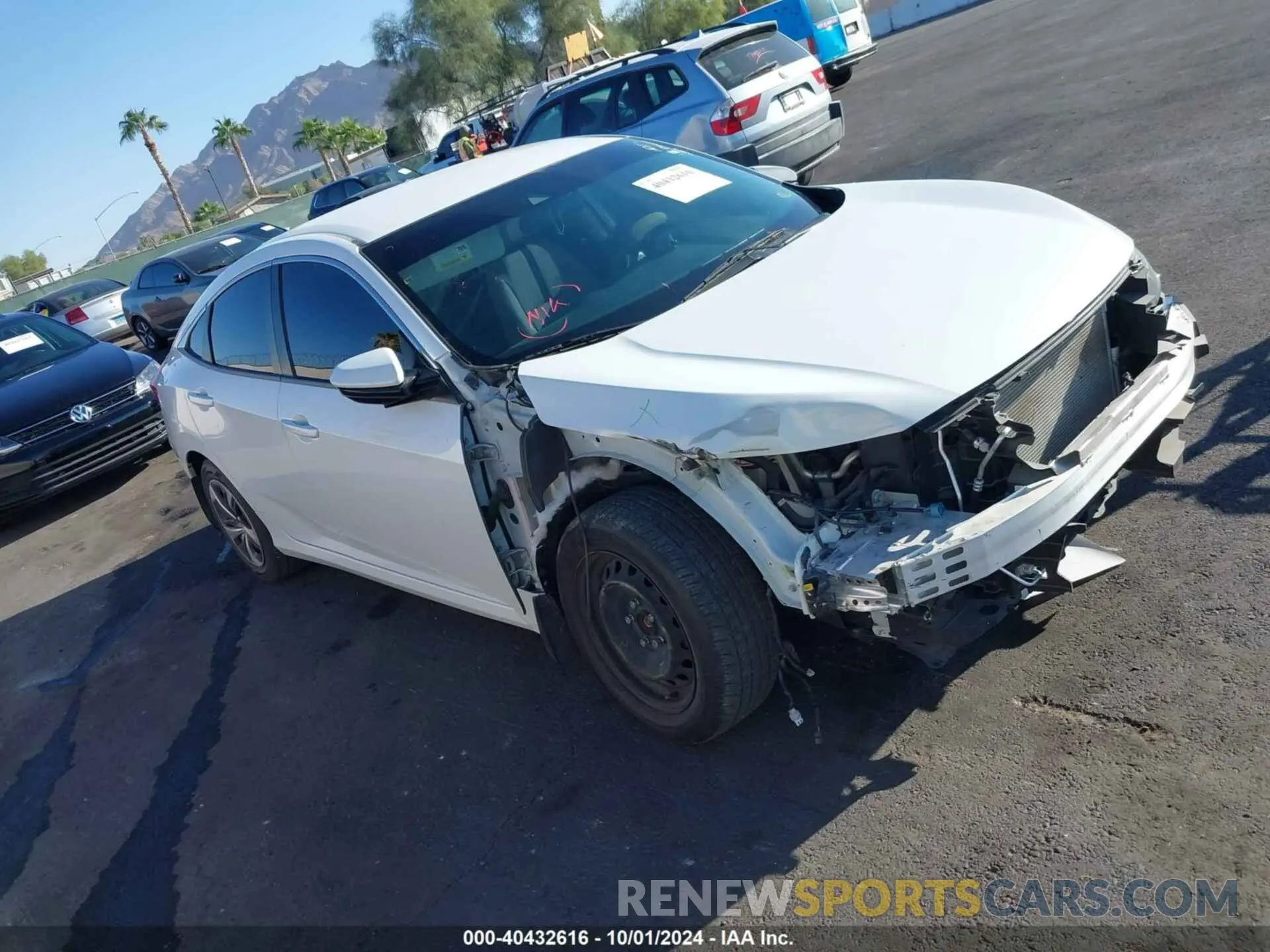 1 Photograph of a damaged car 2HGFC2F67MH551800 HONDA CIVIC 2021