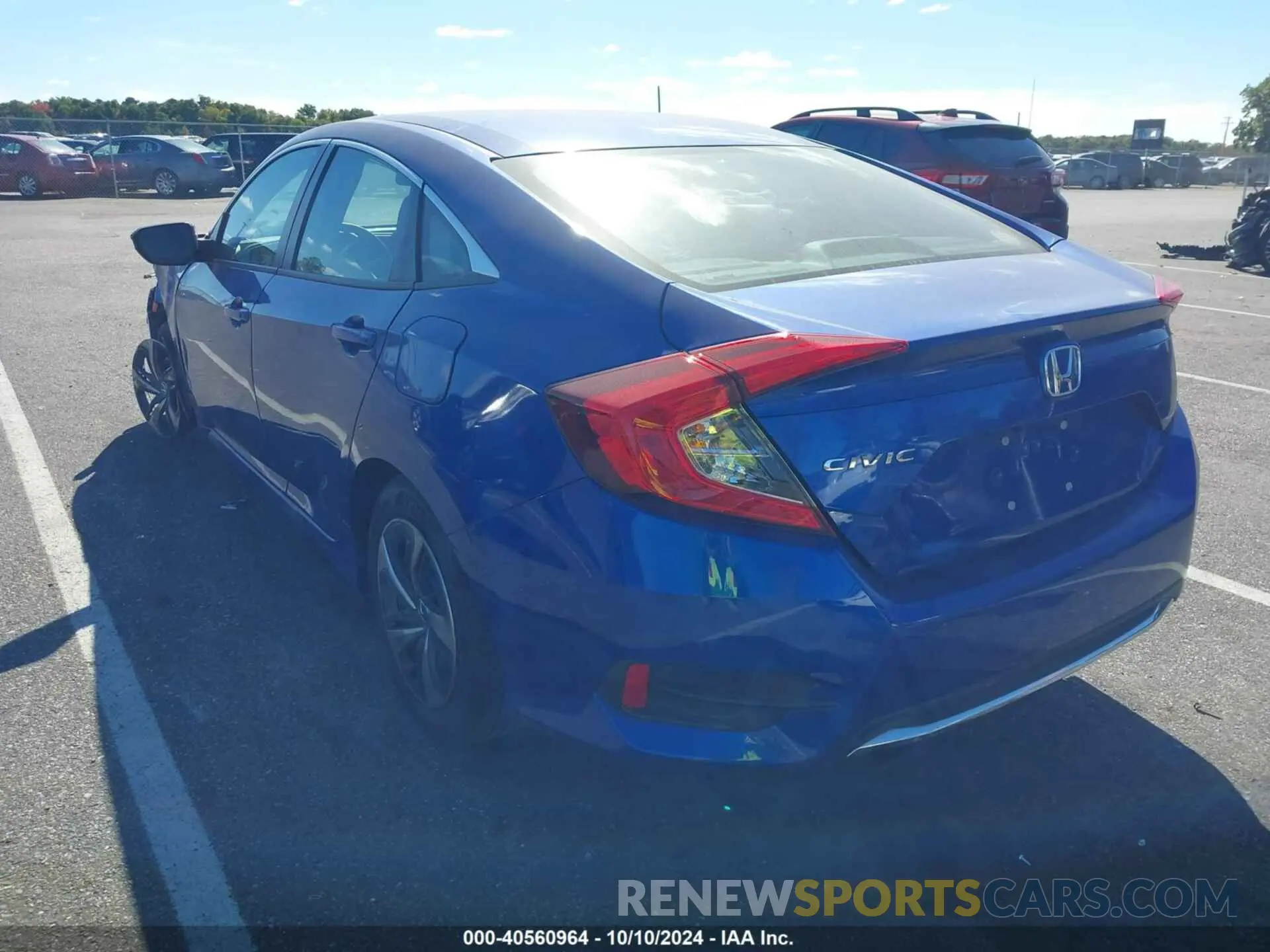 3 Photograph of a damaged car 2HGFC2F69MH506308 HONDA CIVIC 2021