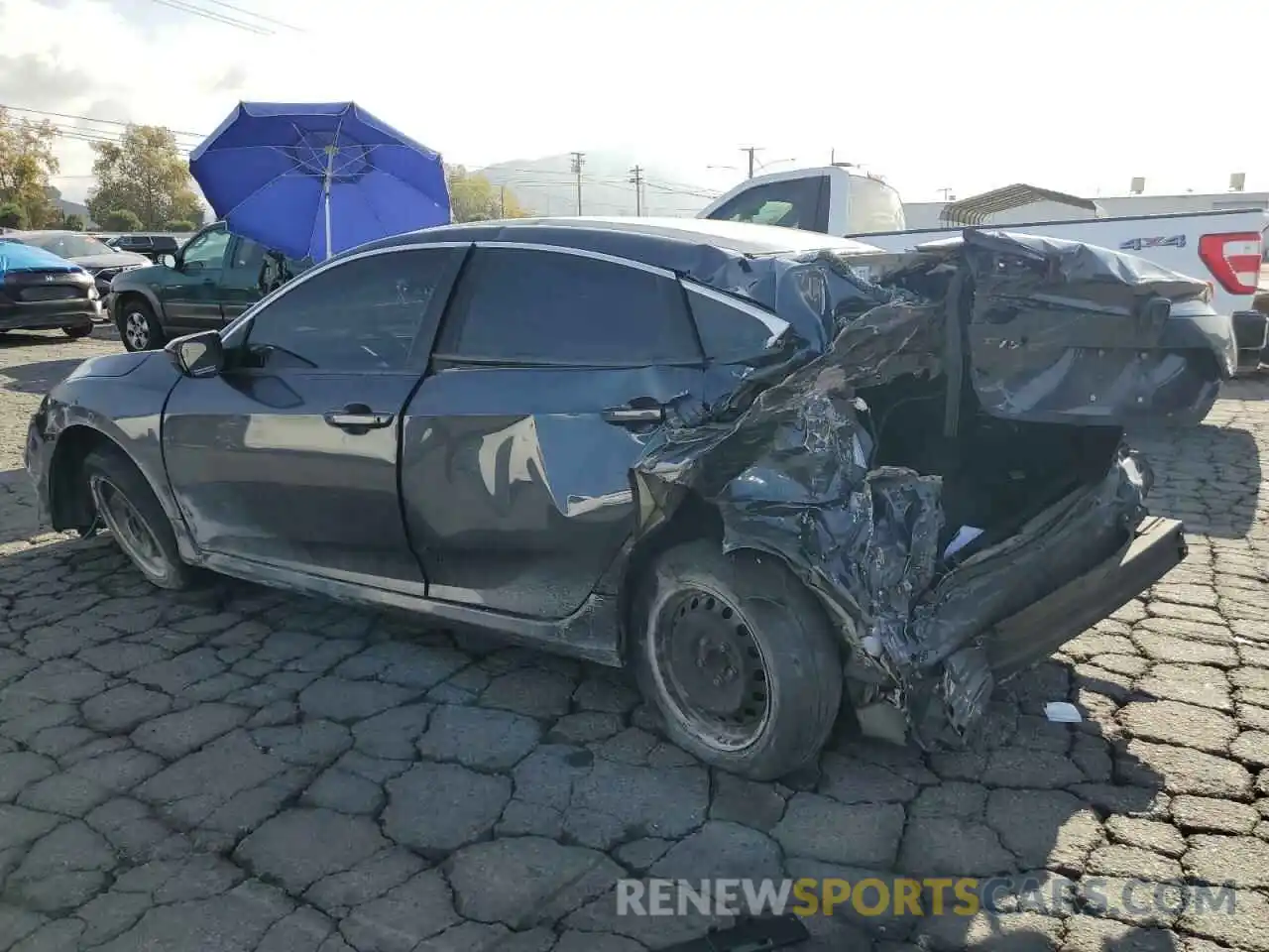 2 Photograph of a damaged car 2HGFC2F69MH508639 HONDA CIVIC 2021