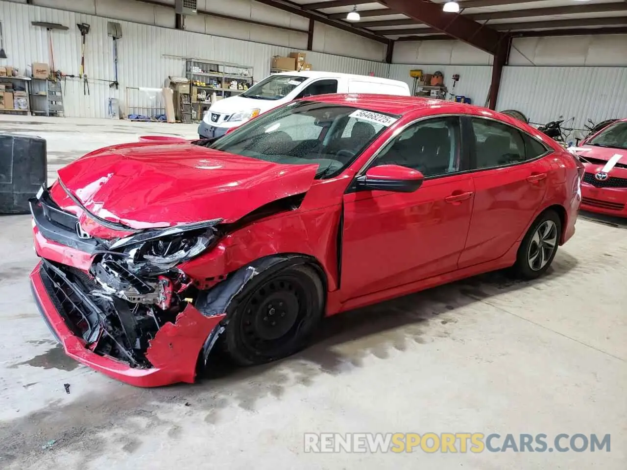 1 Photograph of a damaged car 2HGFC2F69MH512979 HONDA CIVIC 2021