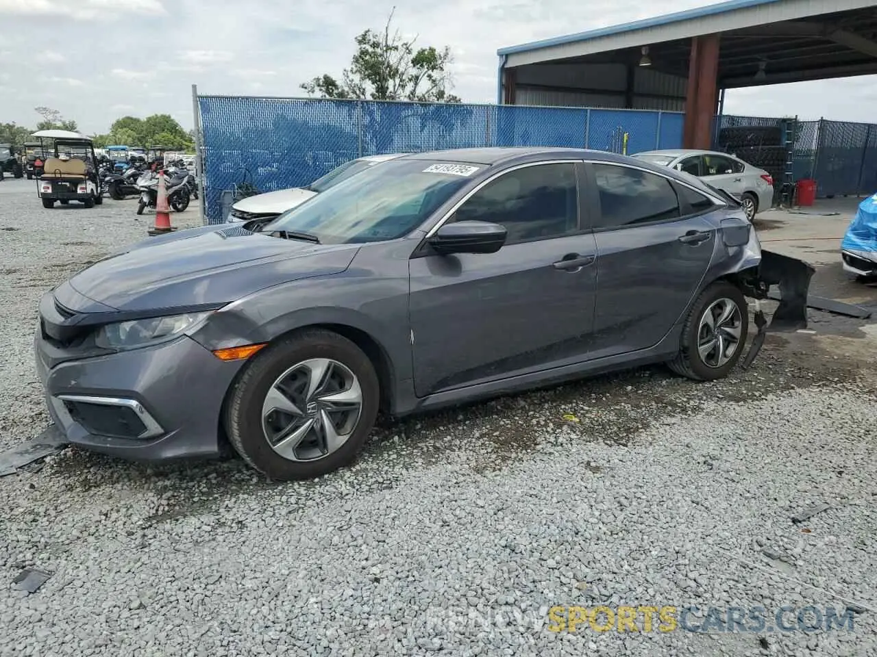 1 Photograph of a damaged car 2HGFC2F69MH516157 HONDA CIVIC 2021