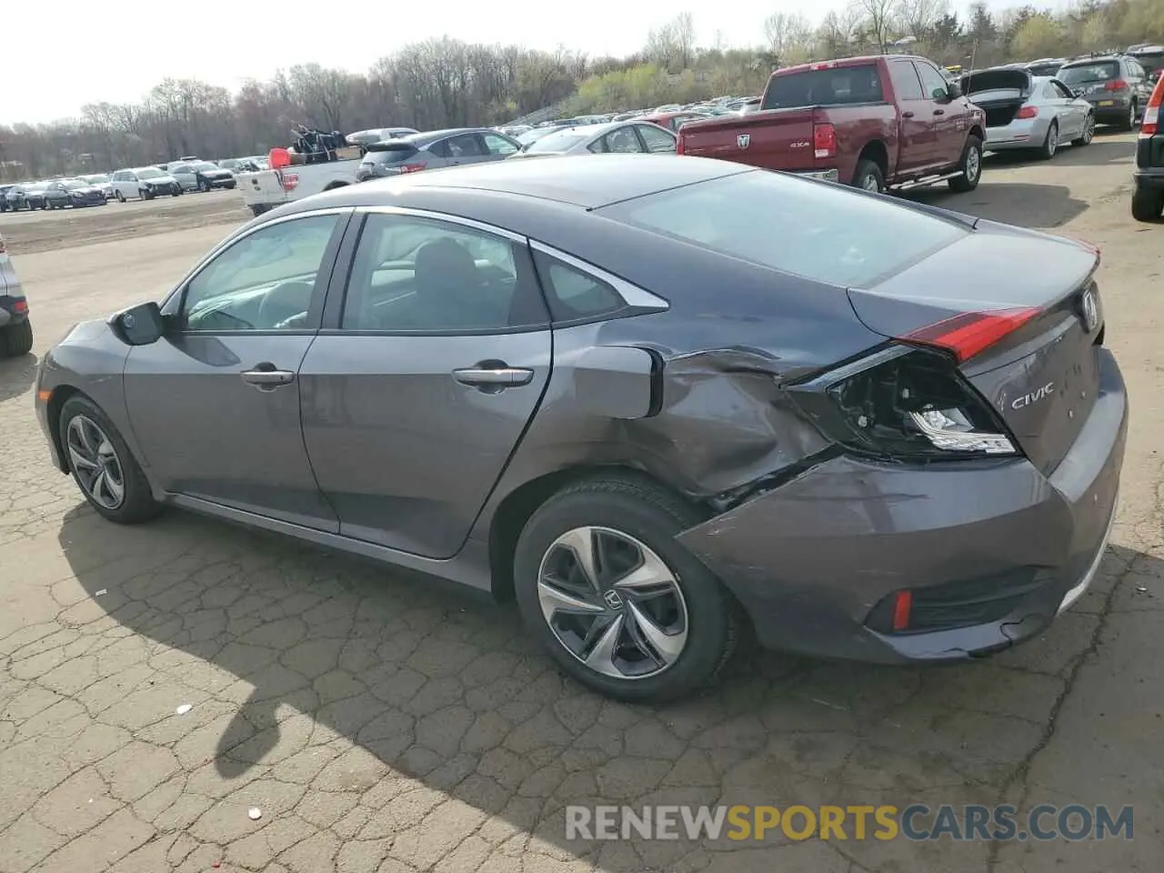 2 Photograph of a damaged car 2HGFC2F69MH535422 HONDA CIVIC 2021